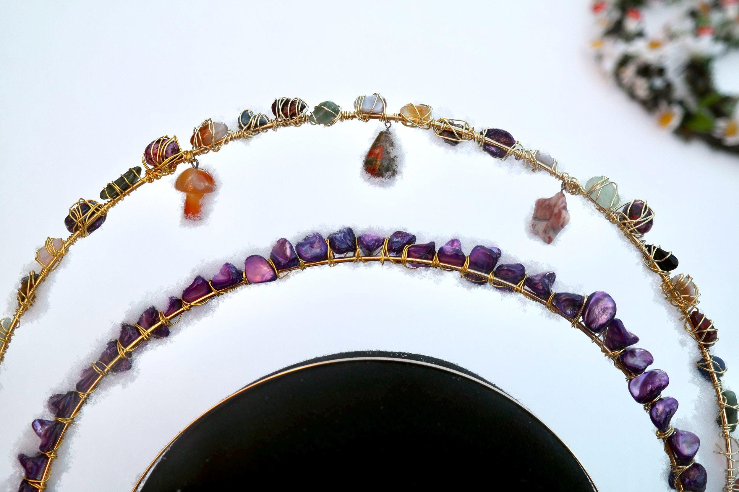 Handmade Ethereal Crystal Headpiece Size ONE SIZE - 4 Thumbnail
