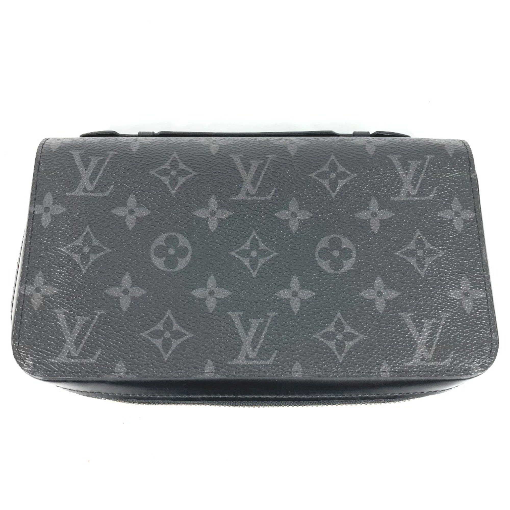 Louis Vuitton Louis Vuitton M61698 MonogramEclipse Travel Case Hand Bag Long Wallet Long Wallet Black Size ONE SIZE - 1 Thumbnail