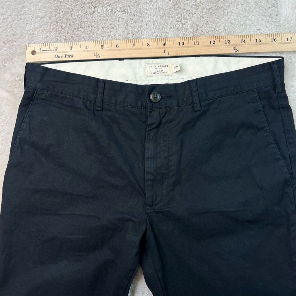 Club Monaco Club Monaco Slate Connor Modern Slim Fit Pants Mens 32x34 Size US 32 / EU 48 - 3 Thumbnail