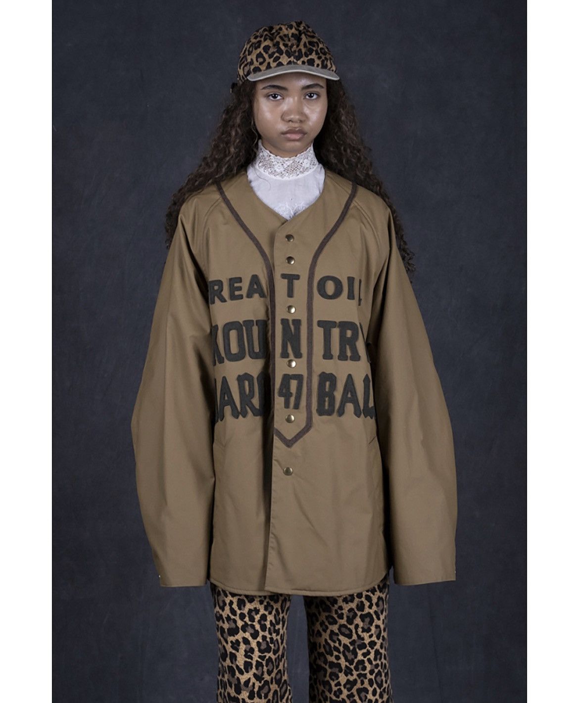 Kapital Kapital Cotton Herringbone Leopard Print Baseball Cap Size ONE SIZE - 9 Thumbnail