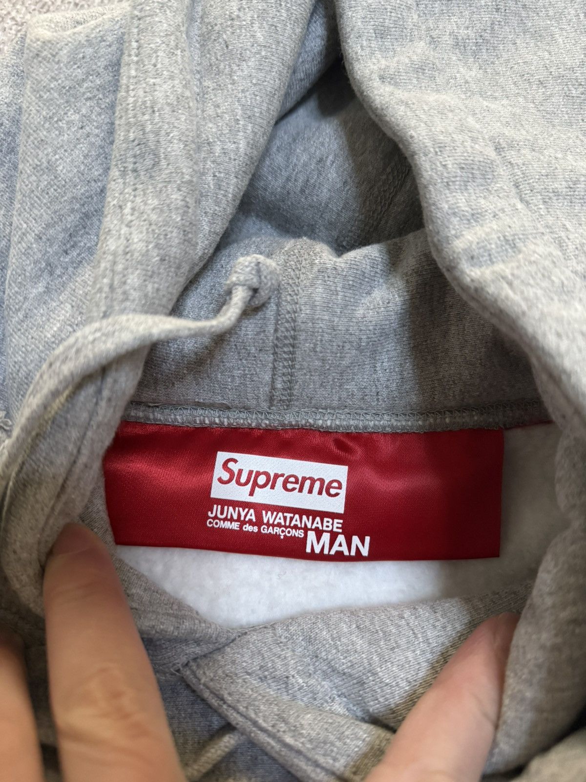 Junya Watanabe × Supreme Supreme junya watanabe cdg customized grey box logo hoodie Size US S / EU 44-46 / 1 - 5 Thumbnail