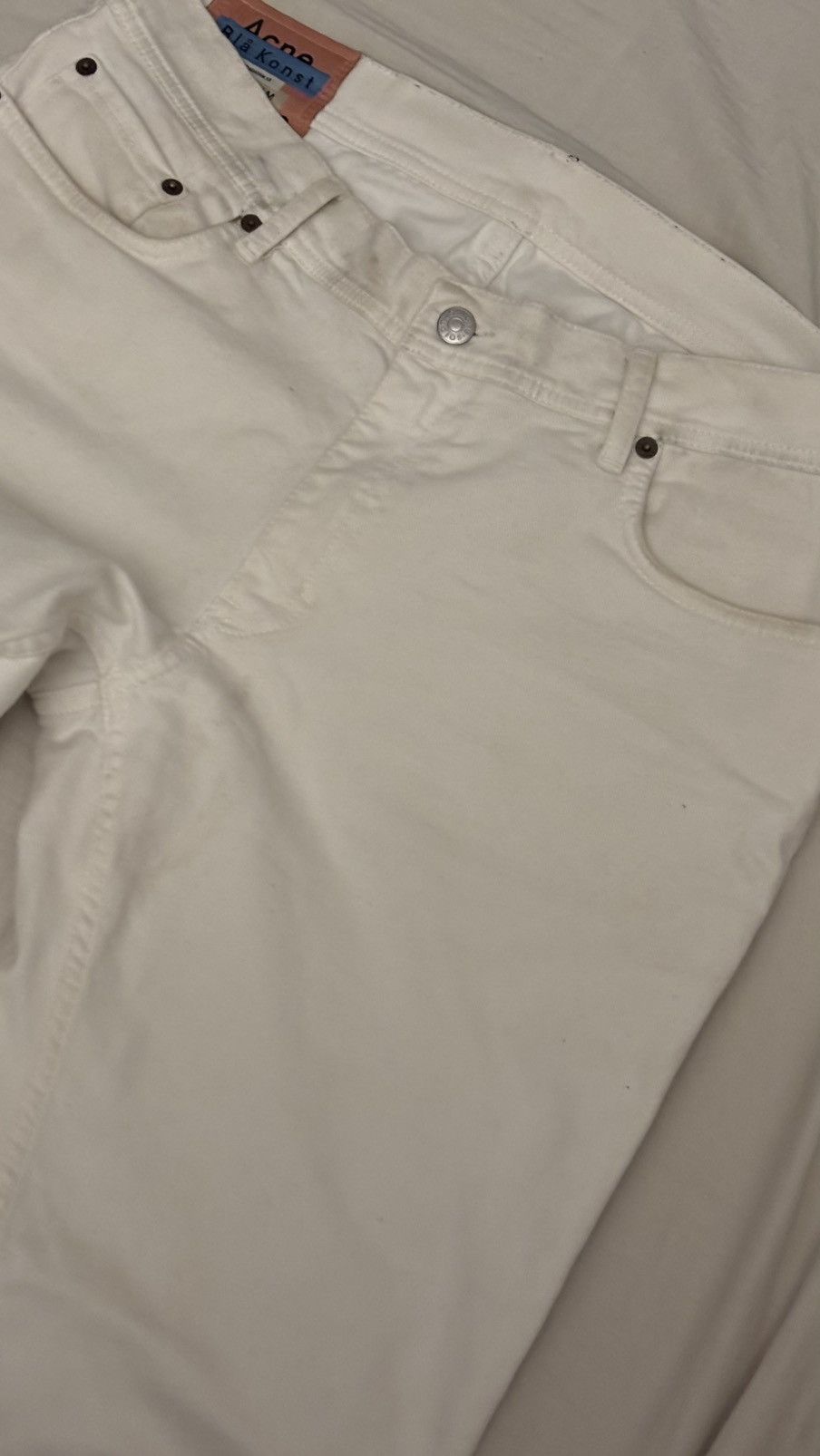 Acne Studios Acne studios x japanese denim x white denim Size US 36 / EU 52 - 1 Thumbnail