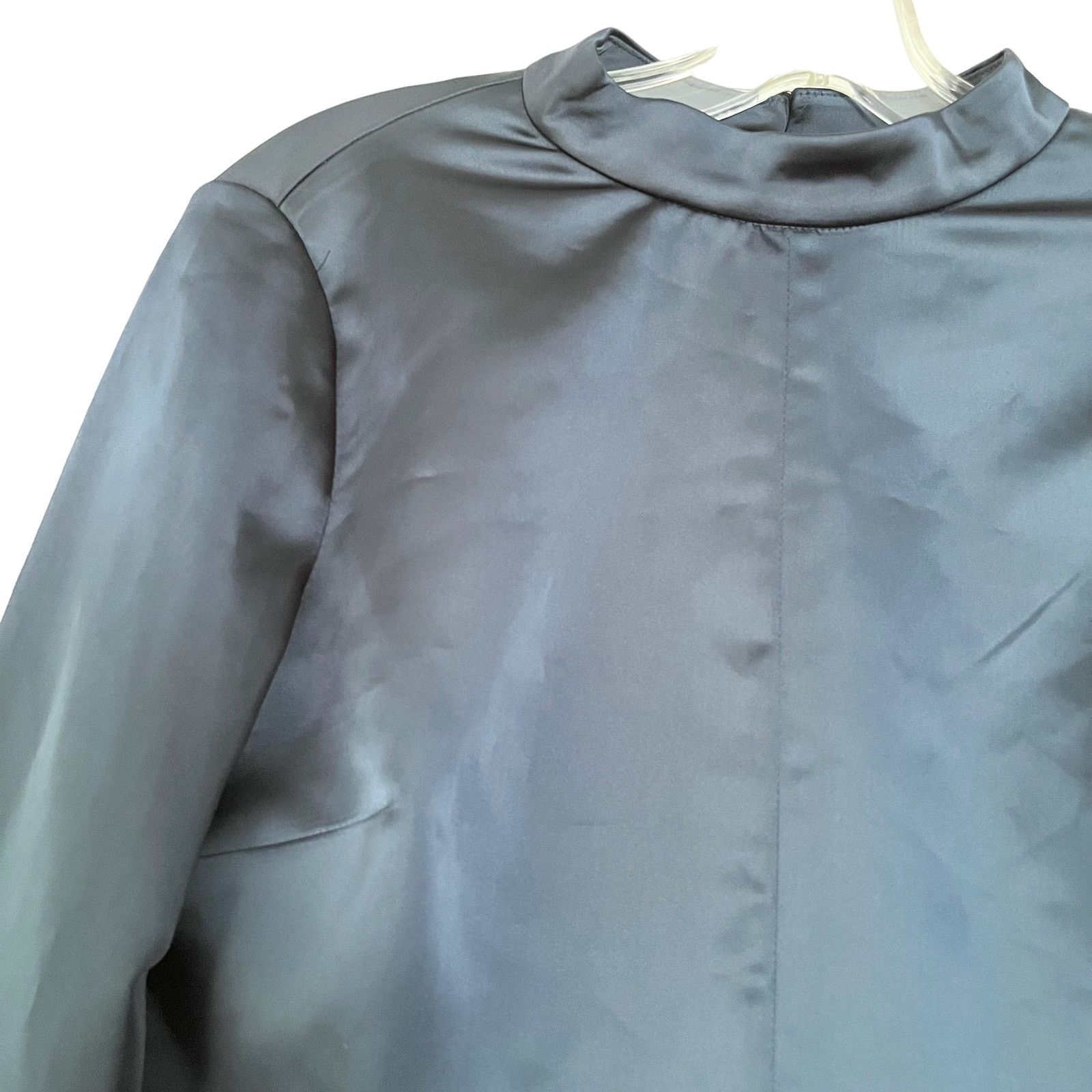 Zara Zara womens sateen open back dress bell sleeve Medium Size M / US 6-8 / IT 42-44 - 11 Thumbnail