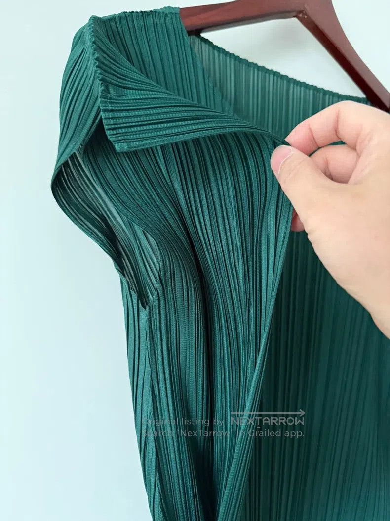 Issey Miyake Issey Miyake size:3 Green Dress Size S / US 4 / IT 40 - 3 Thumbnail