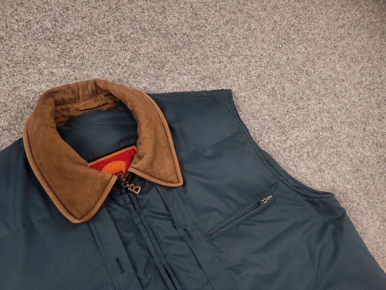 Bogner Vintage 90's Bogner down quilted zip vest leather Jacket Size US L / EU 52-54 / 3 - 6 Thumbnail