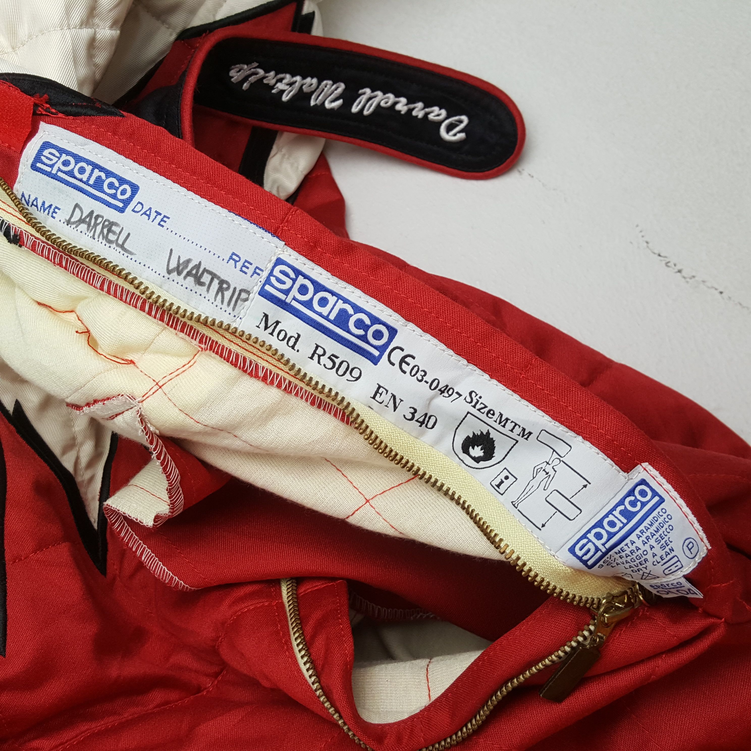 NASCAR × Tundra × Vintage TOYOTA TUNDRA SPARCO Racing Style Coverall Jacket Size US L / EU 52-54 / 3 - 15 Thumbnail