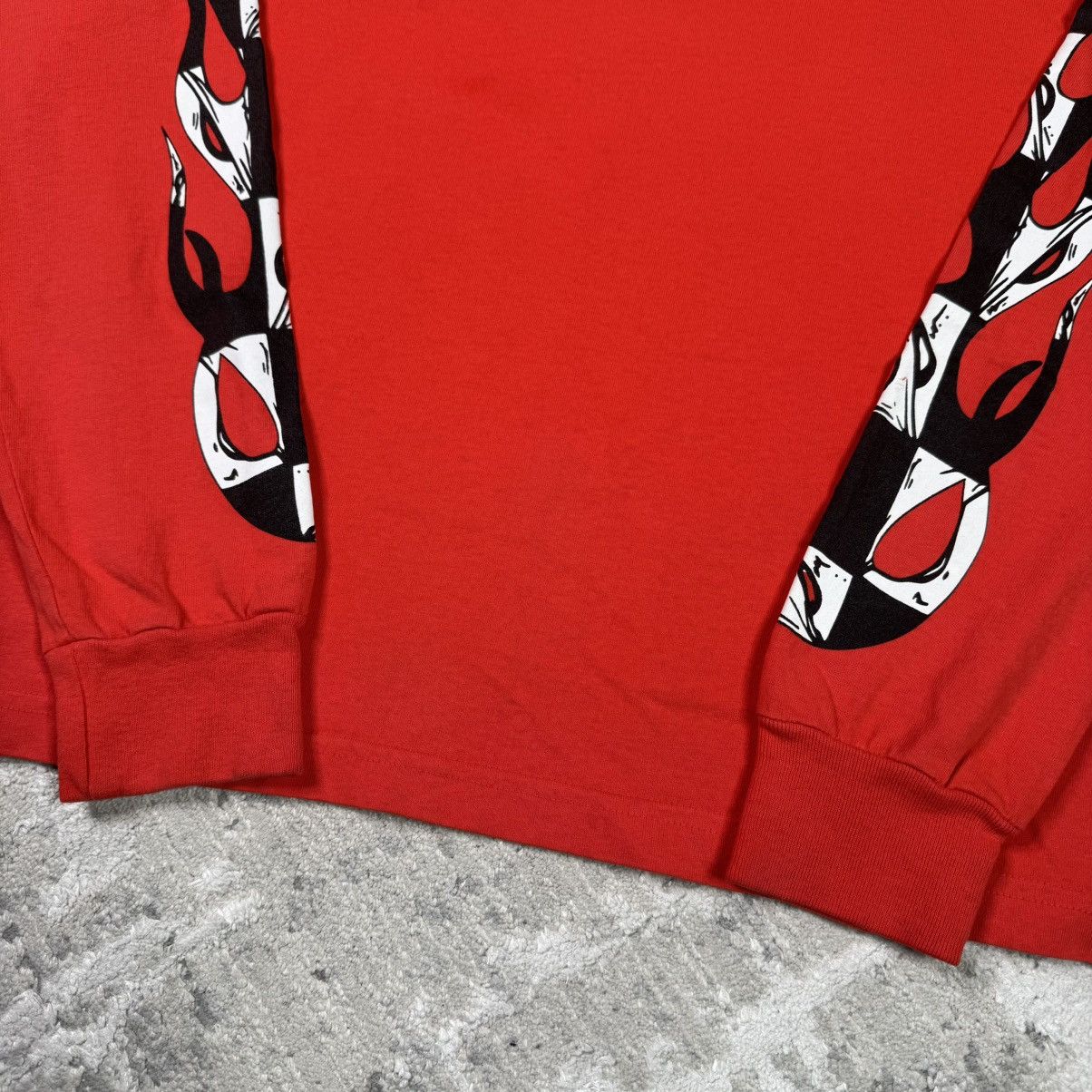 Chrome Hearts Matty boy chomper sleeve flames long sleeve tee shirt Size US L / EU 52-54 / 3 - 15 Thumbnail