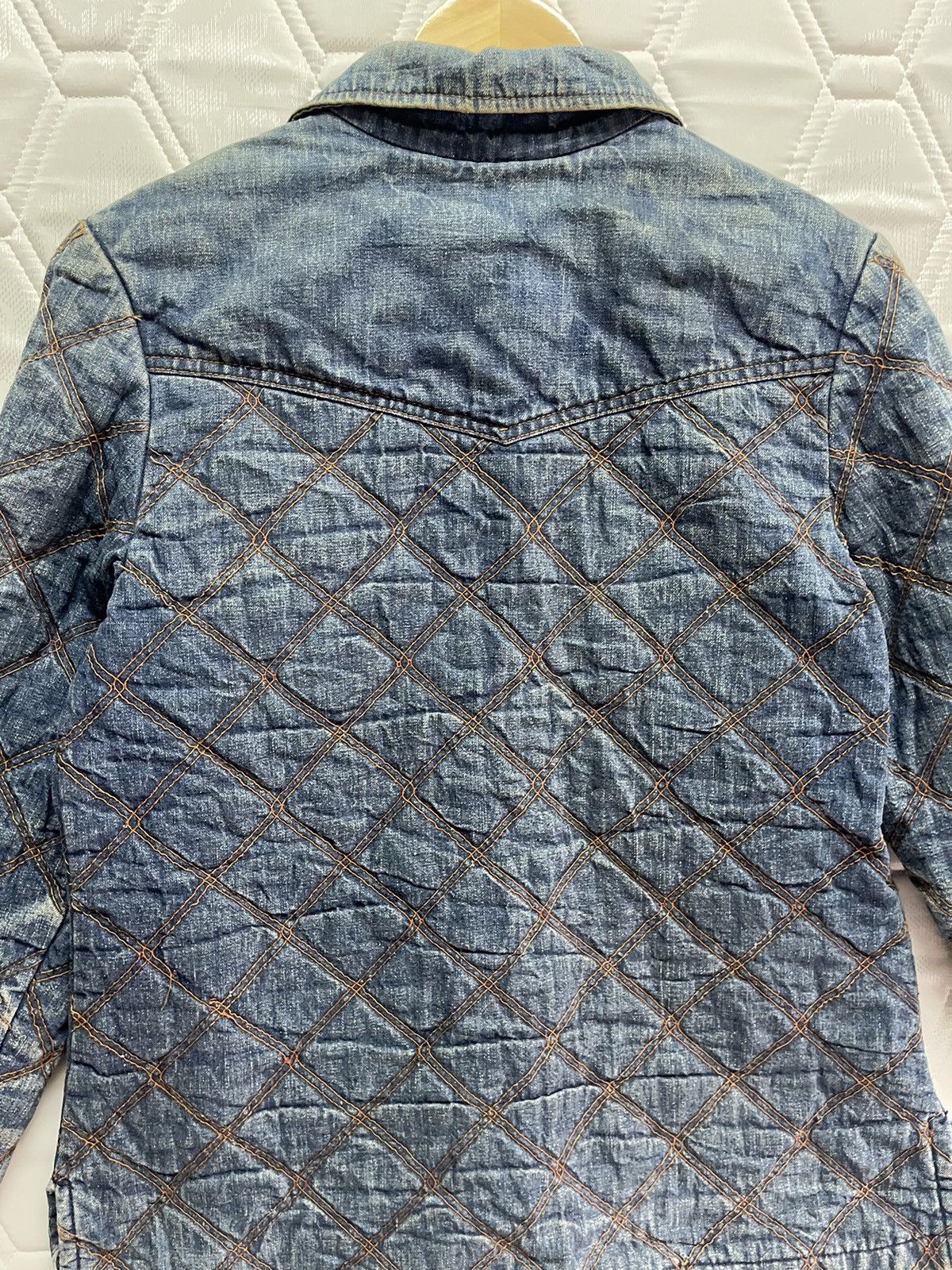 Lee × Vintage VINTAGE 80’S LEE LADYS DENIM BLUE QUILTS JACKET Size S / US 4 / IT 40 - 5 Thumbnail