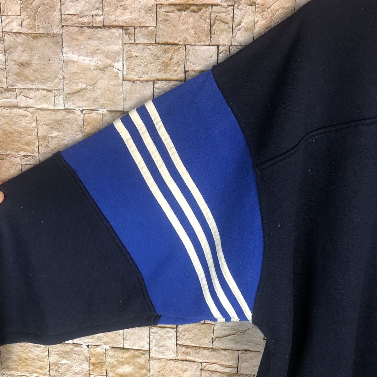 Adidas × Vintage Adidas Dark Blue Sweatshirt #A6 Size US XL / EU 56 / 4 - 15 Thumbnail