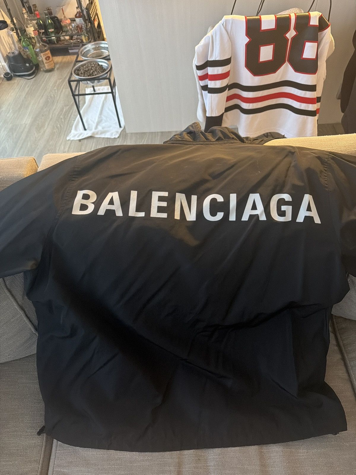 Balenciaga Balenciaga Black Rain Coat Size 34 Size US L / EU 52-54 / 3 - 1 Thumbnail