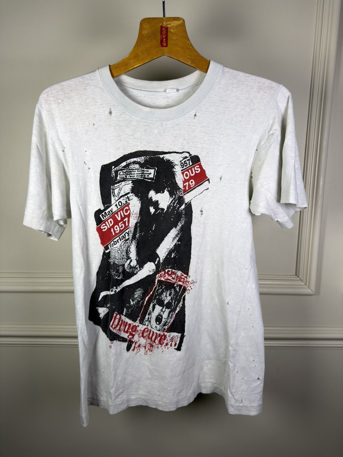 Seditionaries *RARE* 1990s 90s SID VICIOUS PUNK TEE BAND BOOTLEG Size US L / EU 52-54 / 3 - 1 Thumbnail