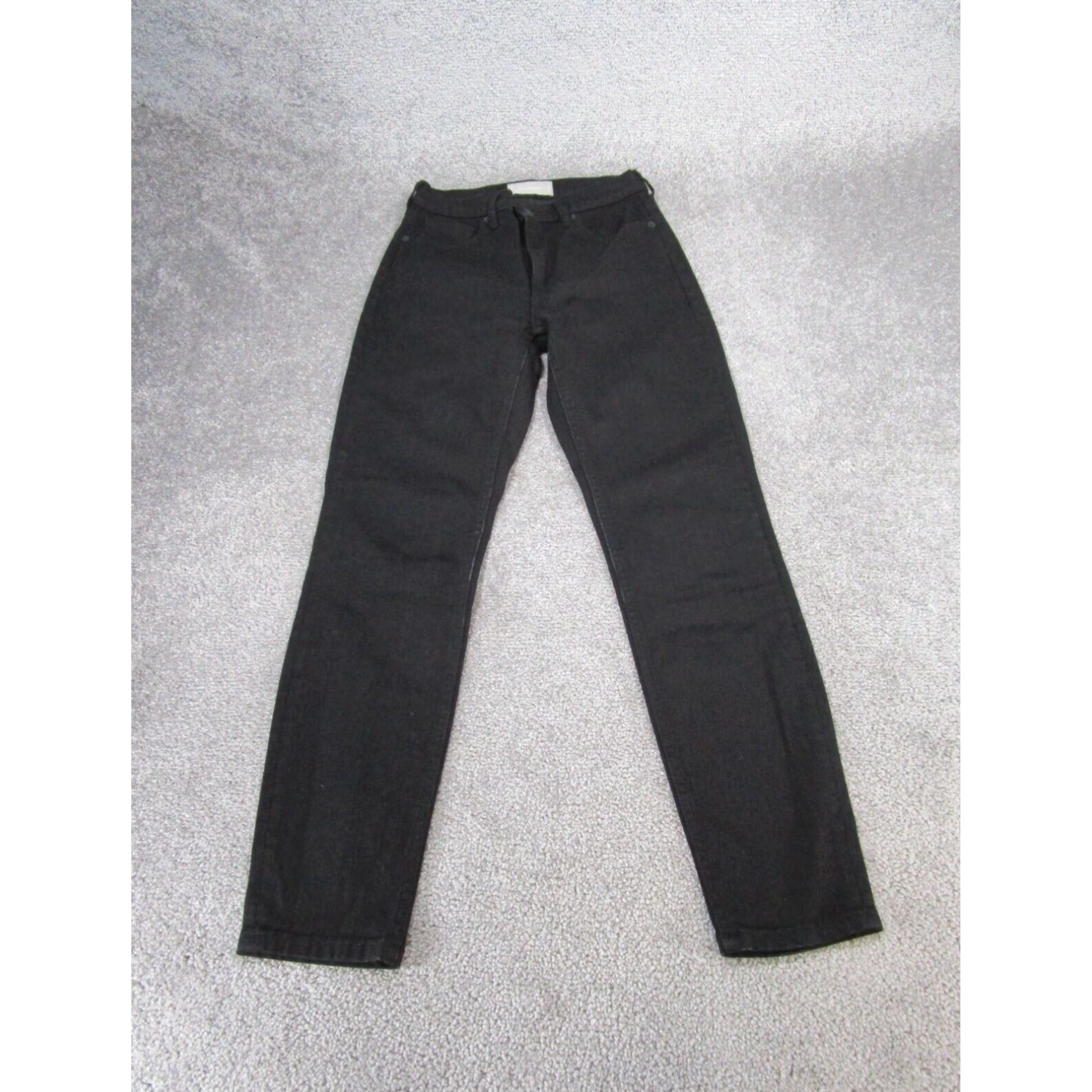 Everlane Everlane Womens Black Skinny Jeans 27 Mid Rise Denim Size 27" / US 4 / IT 40 - 1 Thumbnail