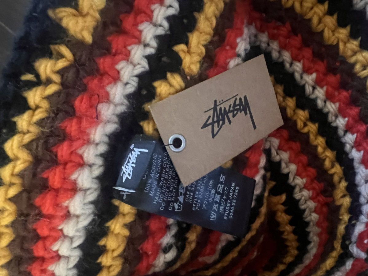 Patta × Stussy stussy x patta bucket hat striped knit | Grailed