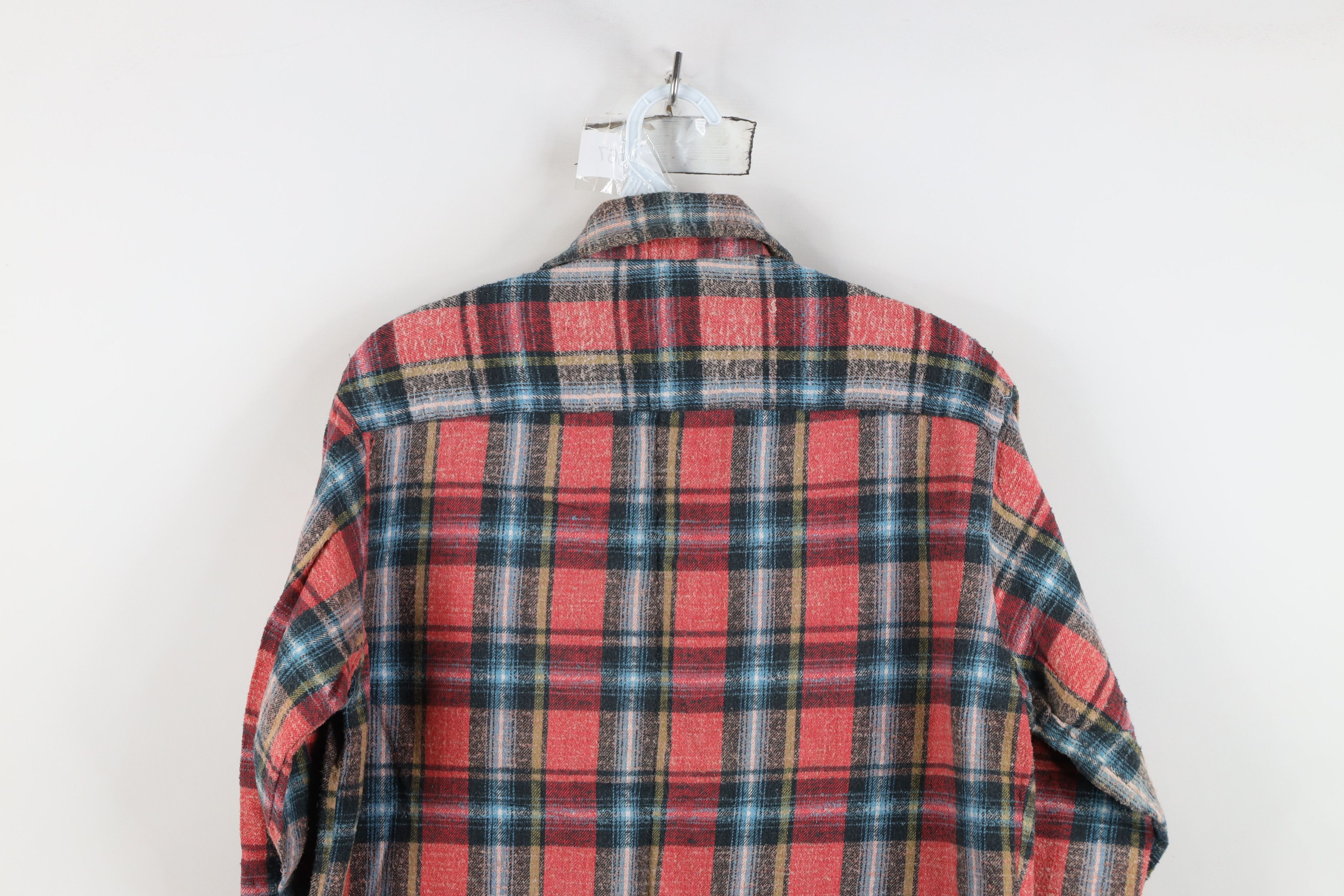 Vintage Vintage 70s Streetwear Flannel Collared Button Shirt Size US M / EU 48-50 / 2 - 13 Thumbnail