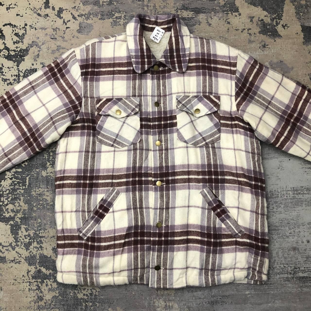 Japanese Brand × Vintage Y609 COSA DE VER TARTAN SHERPA JACKETS Size US S / EU 44-46 / 1 - 4 Thumbnail
