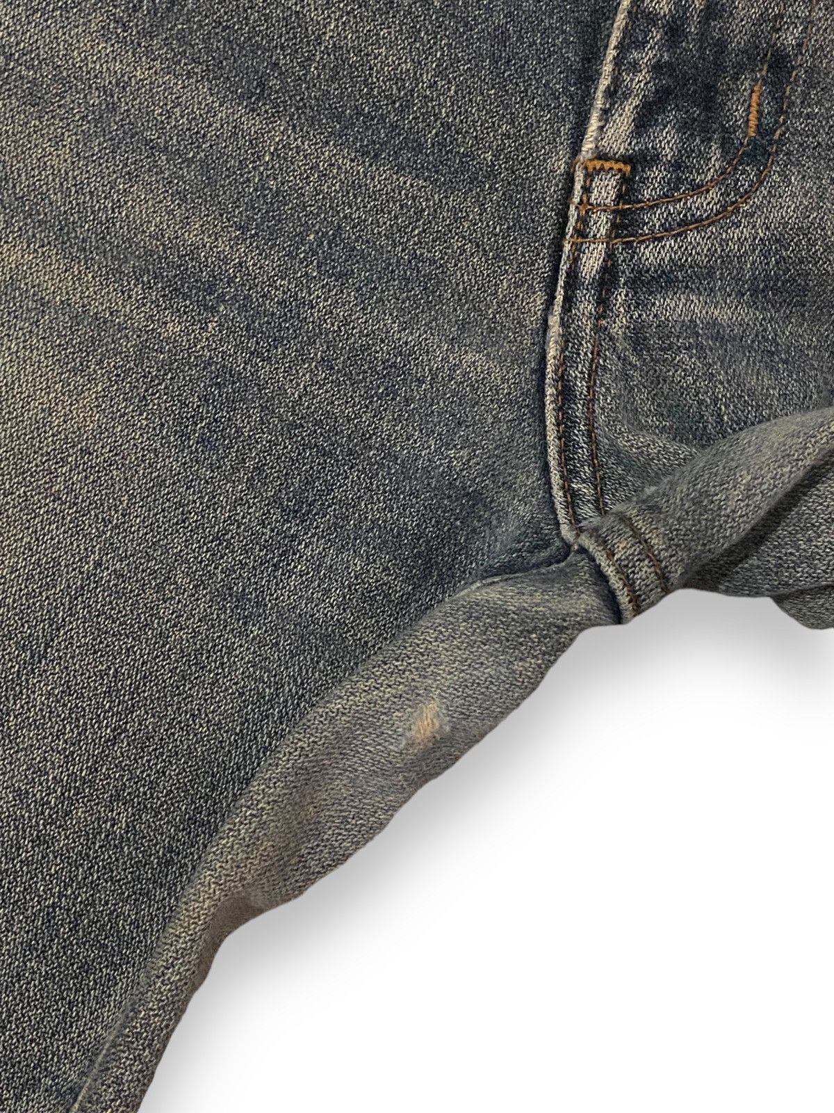 If Six Was Nine Vintage Wrangler Western Denim Flared Jeans Size US 30 / EU 46 - 15 Thumbnail