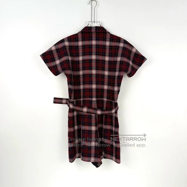 Dior Dior Red plaid wool jumpsuit Size 24" / US 00 / IT 34 - 4 Thumbnail