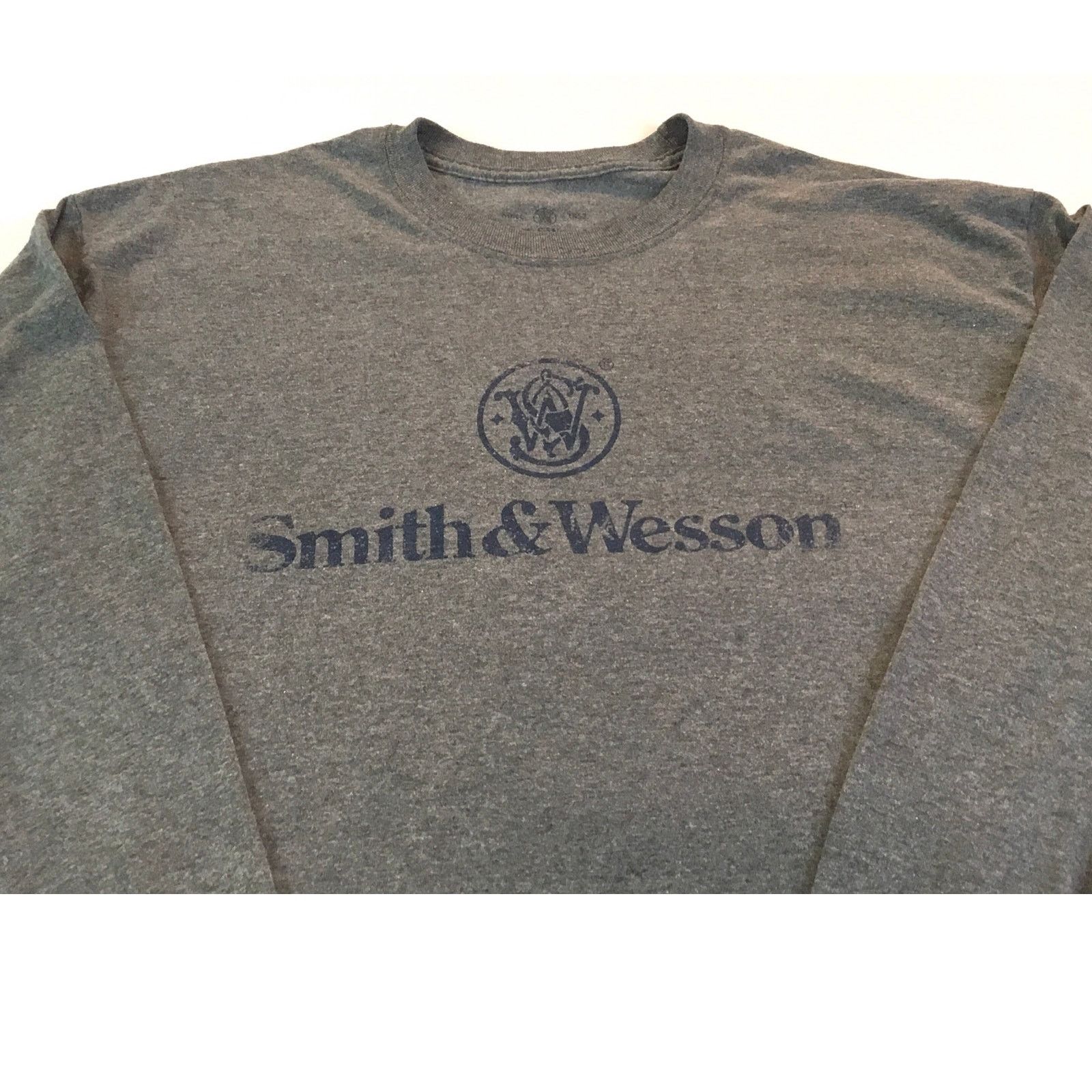 Other Smith & Wesson T-Shirt Long Sleeve Gray Navy Blue Size XL Size US XL / EU 56 / 4 - 2 Thumbnail