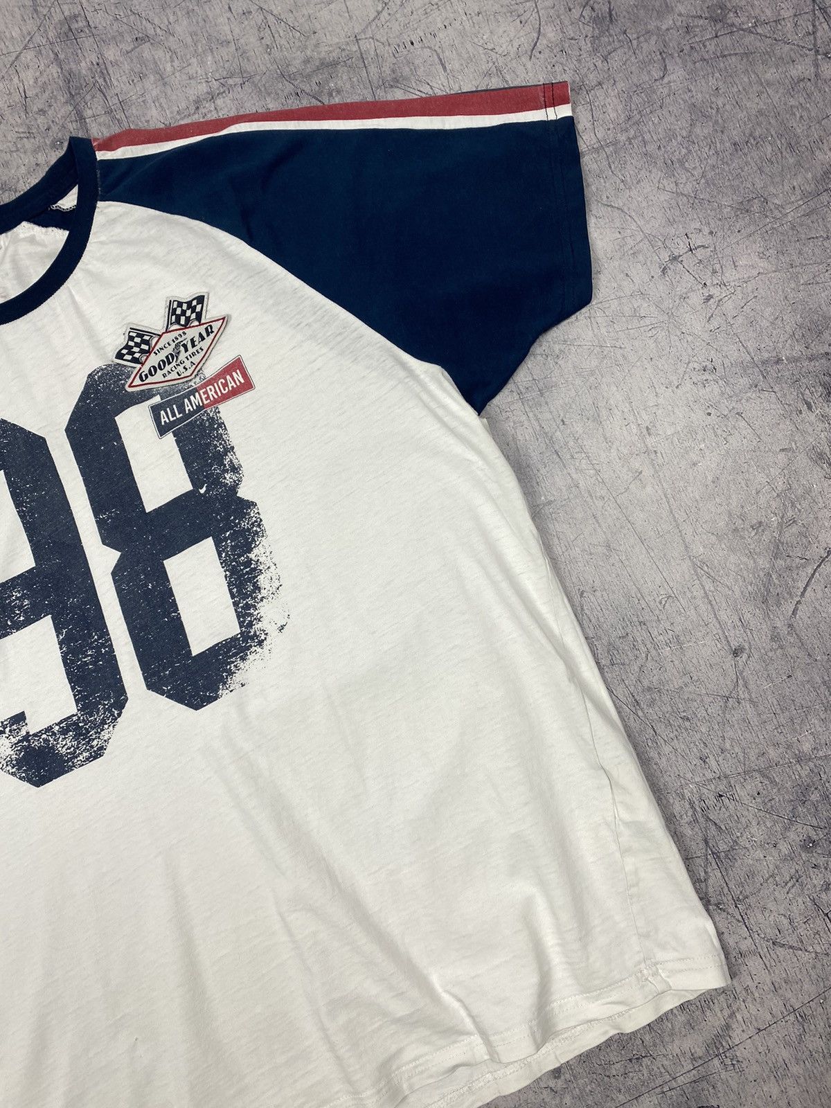 Vintage Vintage Good Year Racing Tires USA Big Logo Tee 90s Size US XXL / EU 58 / 5 - 3 Thumbnail