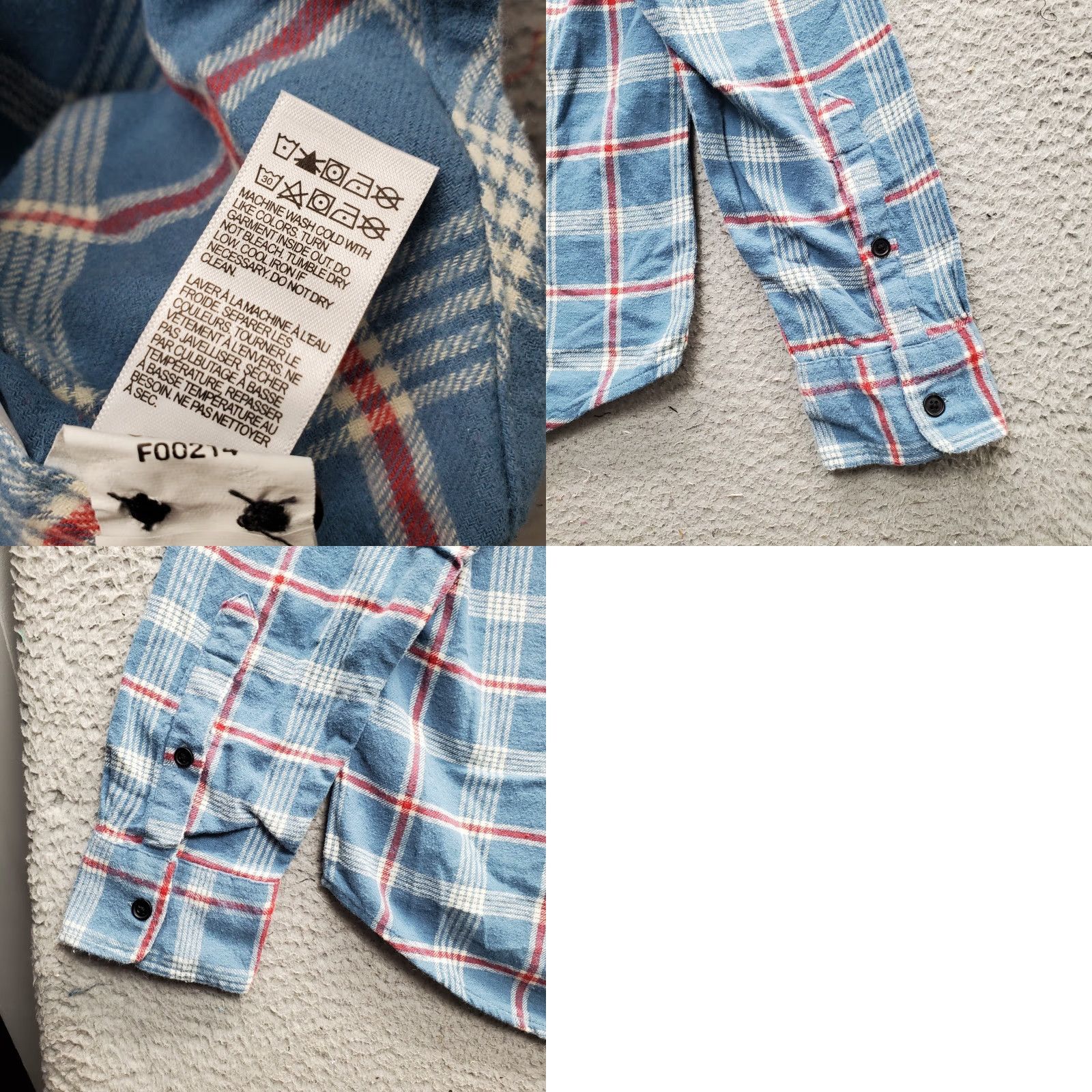 Lucky Brand Lucky Brand Flannel Shirt Mens Large Multi Plaid Classic Fit Collared Button Up Size US L / EU 52-54 / 3 - 8 Thumbnail