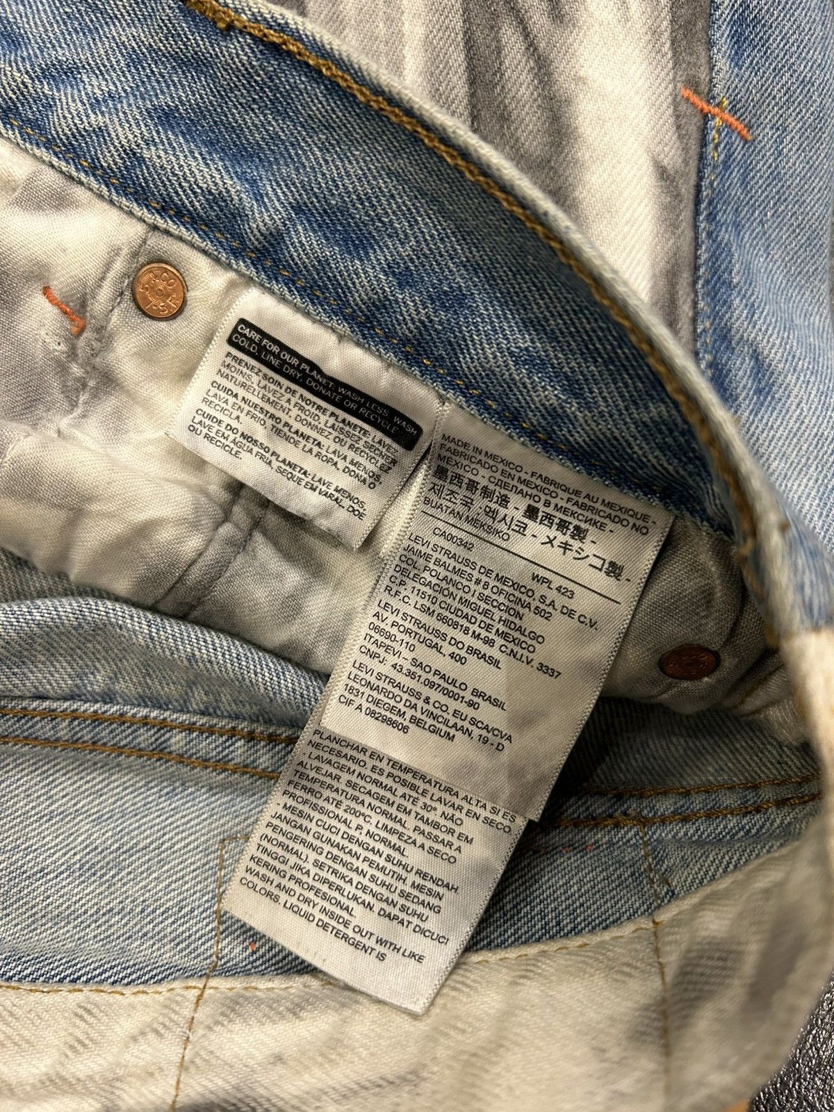 Heron Preston Levis X Heron Preston Denim Jeans Size US 32 / EU 48 - 3 Thumbnail