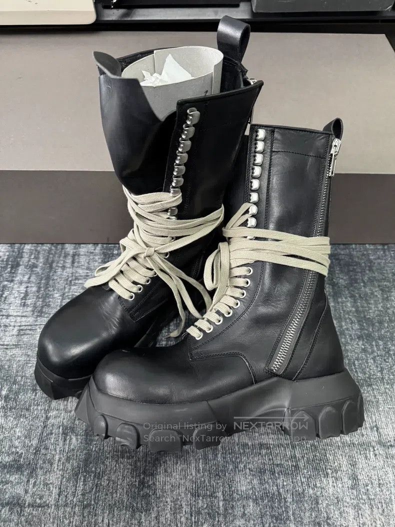 Rick Owens Rick Owens Octopus Strap Military Boots Size US 6 / EU 39 - 1 Thumbnail