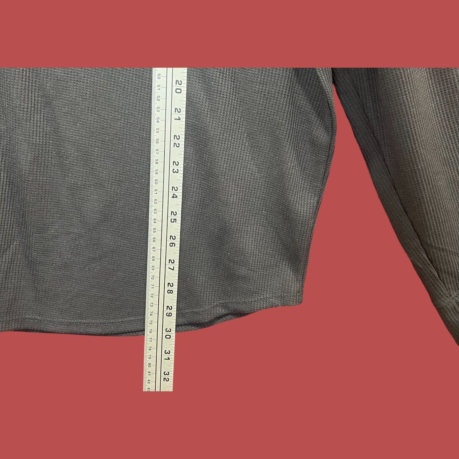 Other All In Motion - Men's Waffle-Knit Henley Athletic Top - Blac Size US XXL / EU 58 / 5 - 8 Thumbnail