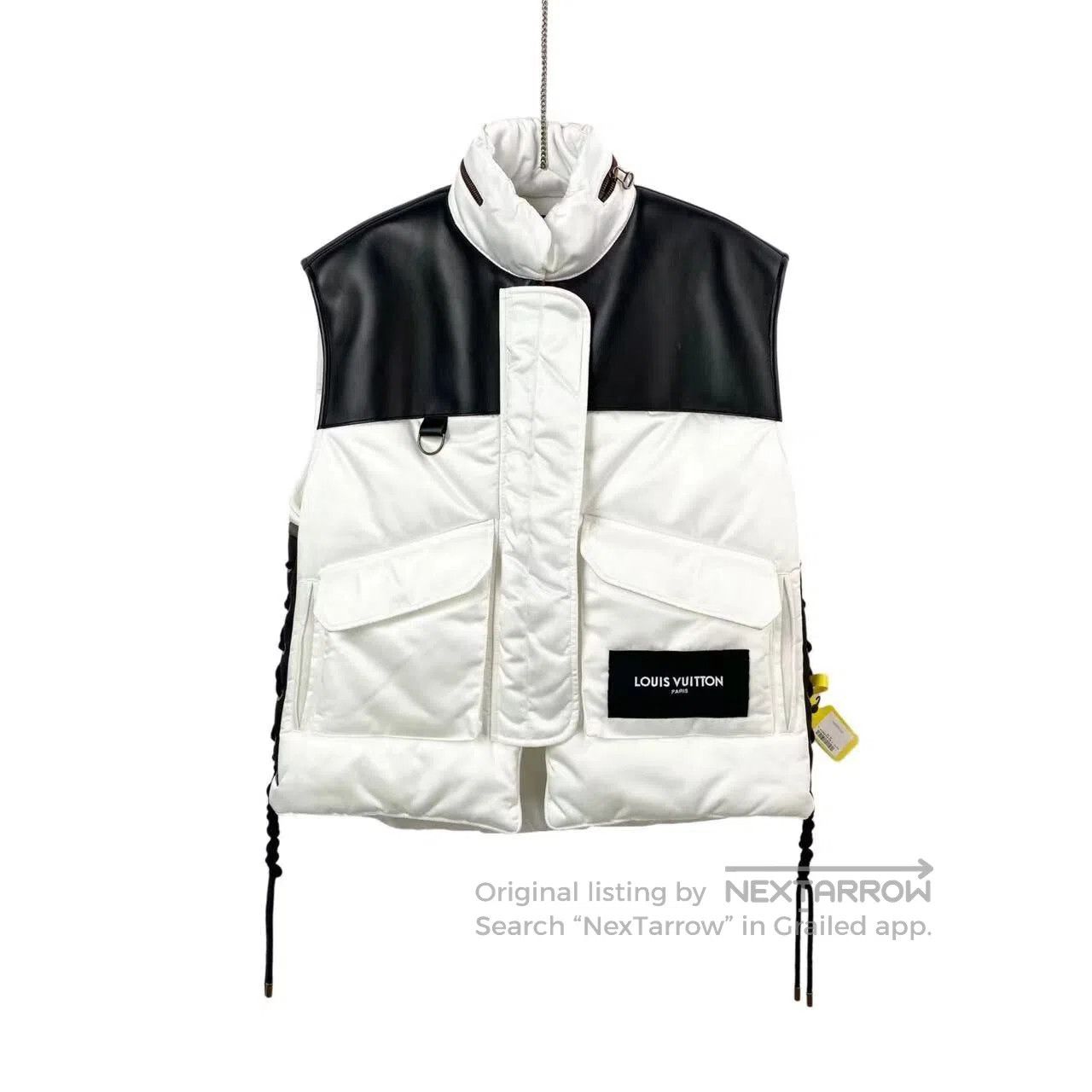 Louis Vuitton Louis Vuitton Black and white color-blocked down vest| Size XXS / US 00 / IT 34 - 1 Thumbnail