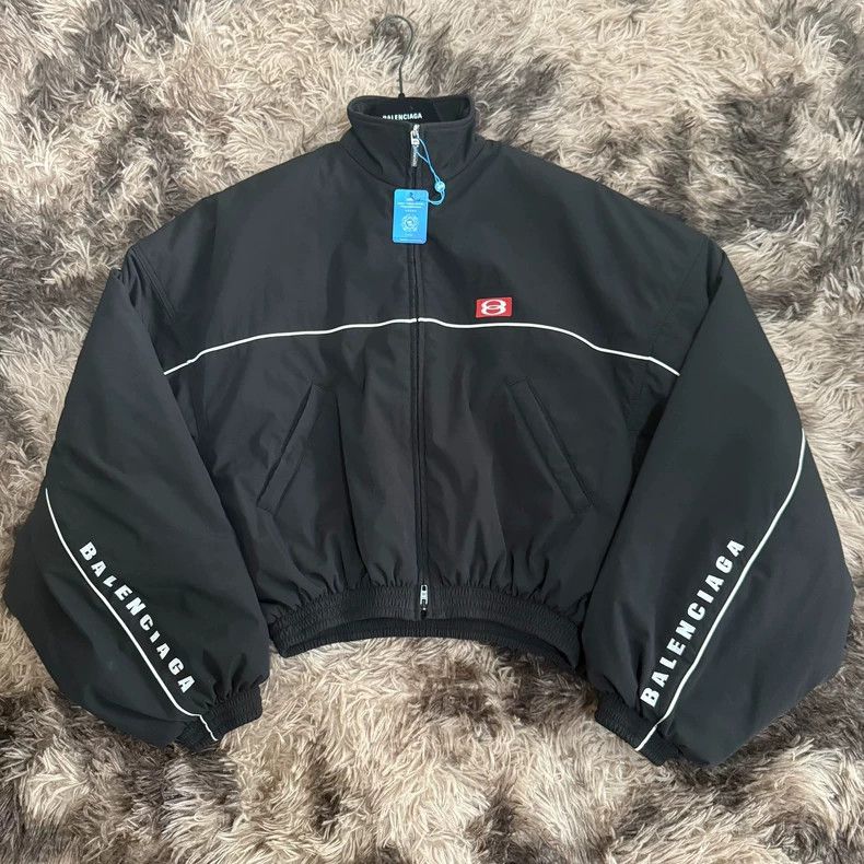 Balenciaga Balenciaga 25 Show Embroidered Logo Jacket - dmc Size US L / EU 52-54 / 3 - 1 Thumbnail