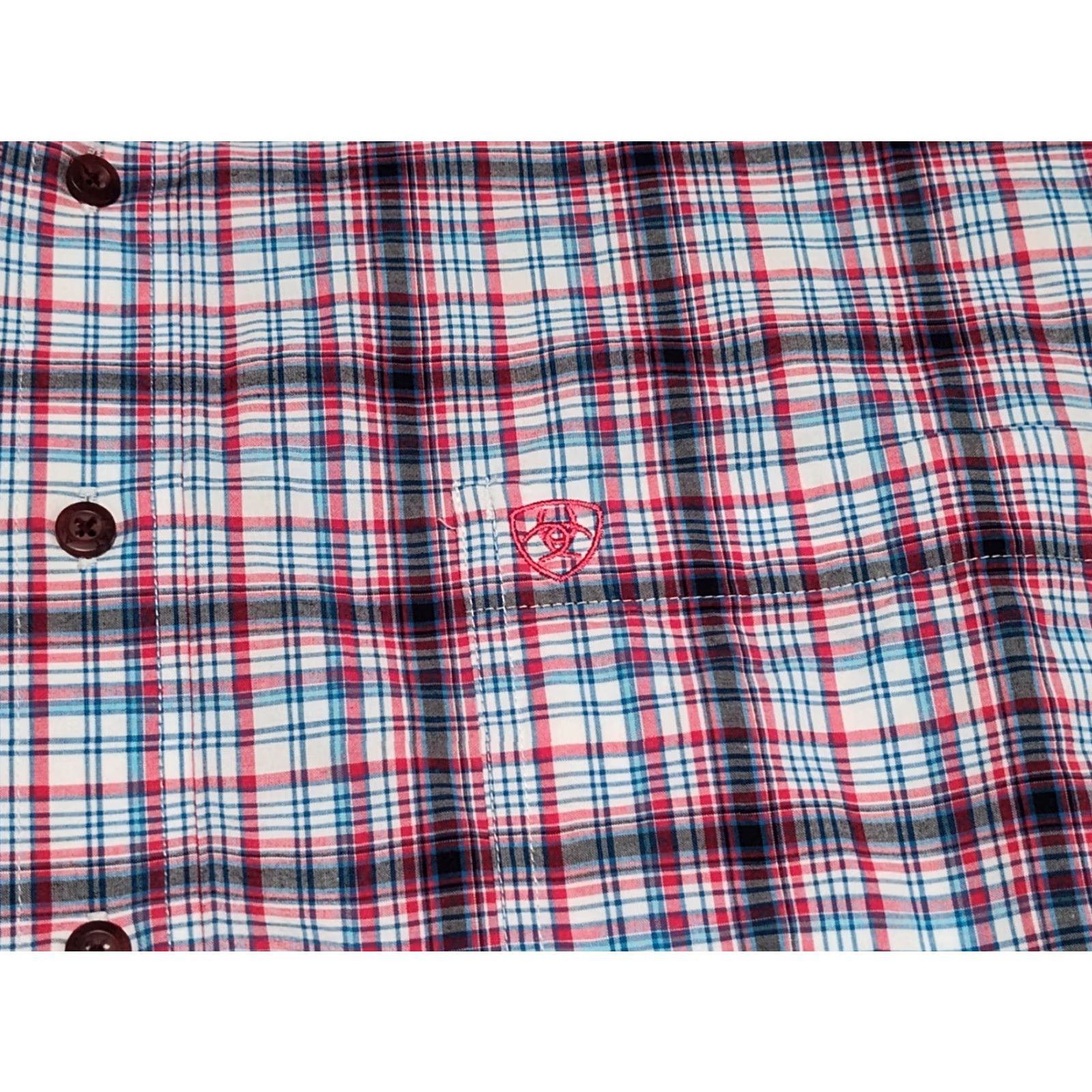 Ariat Ariat Pro Series Matthew Shirt Men's 2XL XXL Plaid Long Sleeve Button Down EUC Size US XXL / EU 58 / 5 - 6 Thumbnail