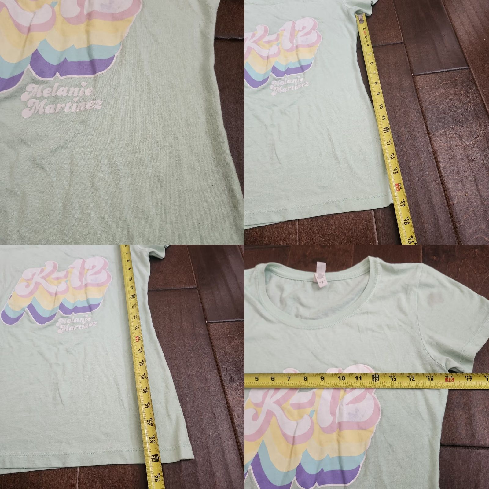 Next Level VINTAGE Melanie Martinez K-12 Pastel Logo Tour T Shirt JUNIOR Womens Size M (STAINS) Size M / US 6-8 / IT 42-44 - 8 Thumbnail