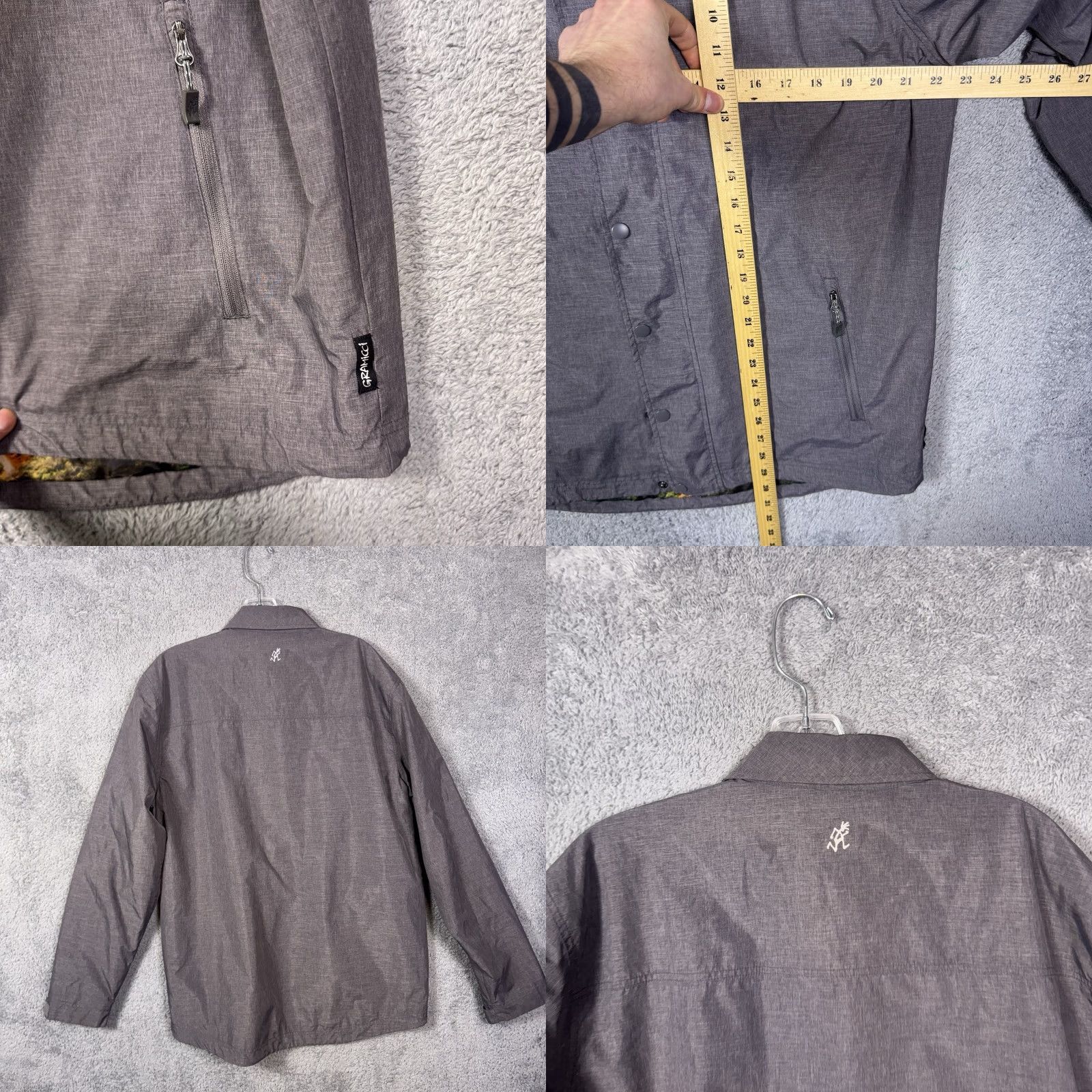 Gramicci Gramicci Jacket Mens M Regular Nylon Full Zip Lined Multicolor Geometric Outdoor 90s Event Hiking Mens Size US M / EU 48-50 / 2 - 8 Thumbnail