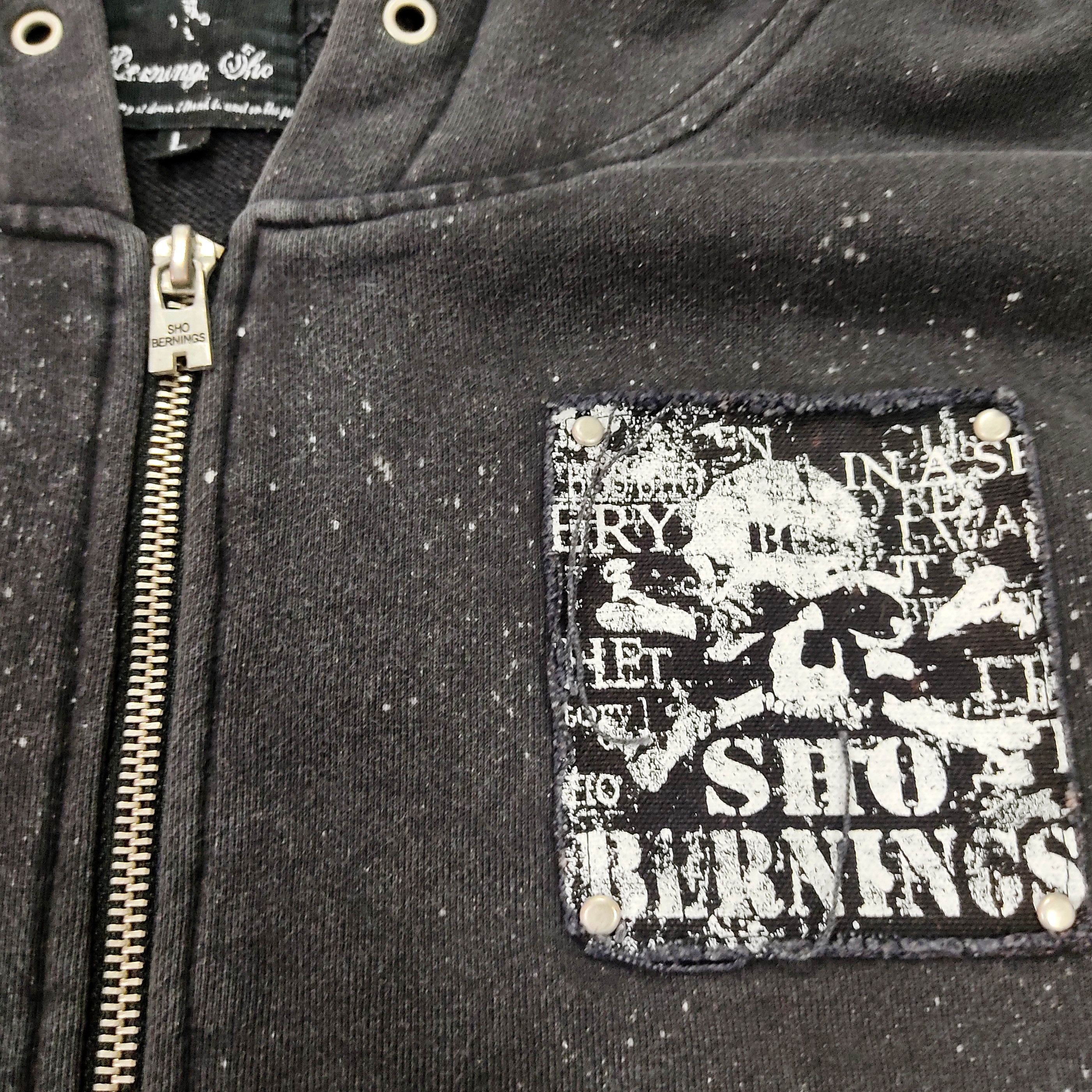 BERNINGS SHO Bernings Sho Rust Faded Punk Hoodie Sweatshirt Size US M / EU 48-50 / 2 - 5 Thumbnail