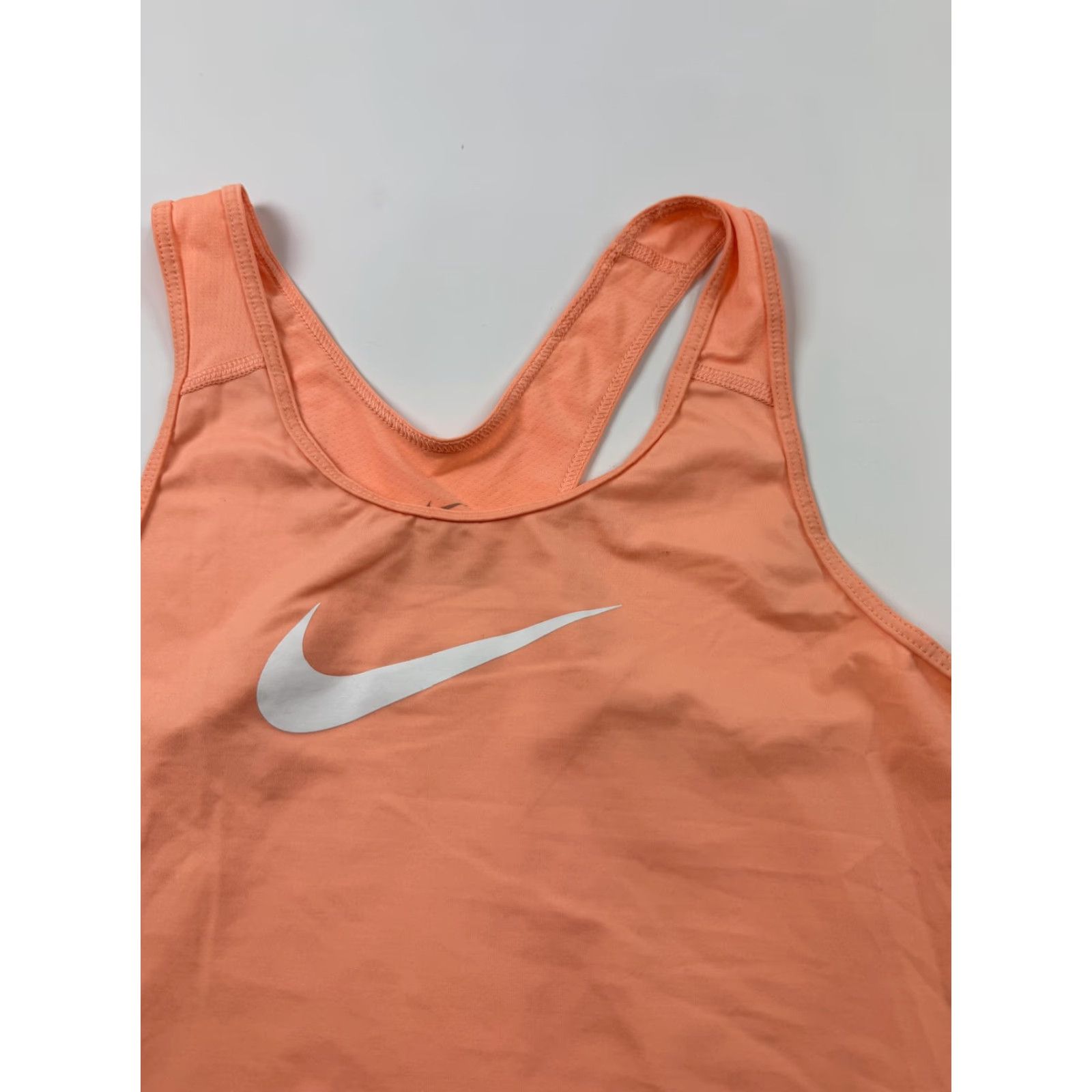Nike Nike Tank Top Womens M Orange Dri-FIT Racerback Running Gym Athletic Sleeveless Scoop Neck Size M / US 6-8 / IT 42-44 - 2 Thumbnail