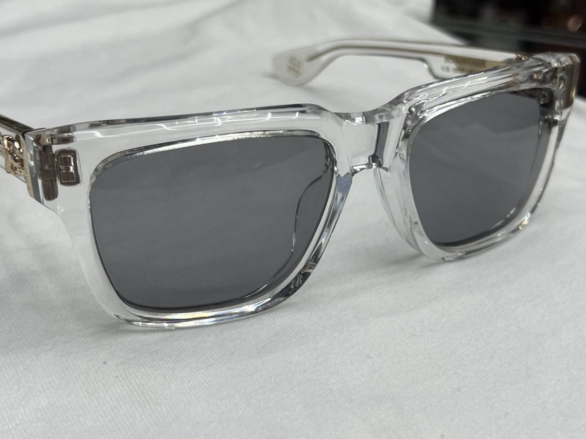 Chrome Hearts Chrome Hearts Box Officer Crystal Sunglasses Size ONE SIZE - 4 Thumbnail