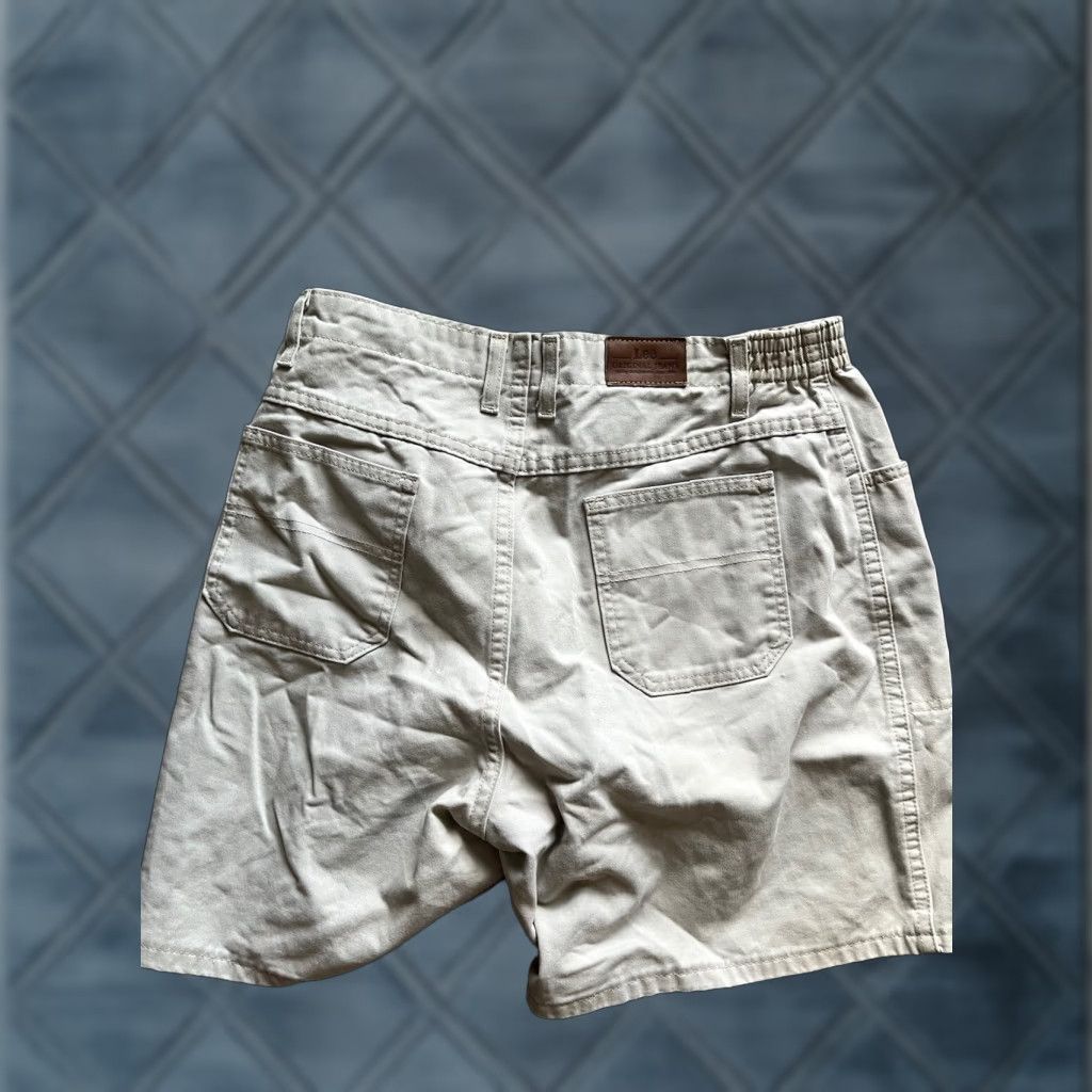 Lee VINTAGE Women's Lee Beige Shorts Lee Original Jeans Size 12M Size 34" / US 12 / IT 48 - 1 Thumbnail