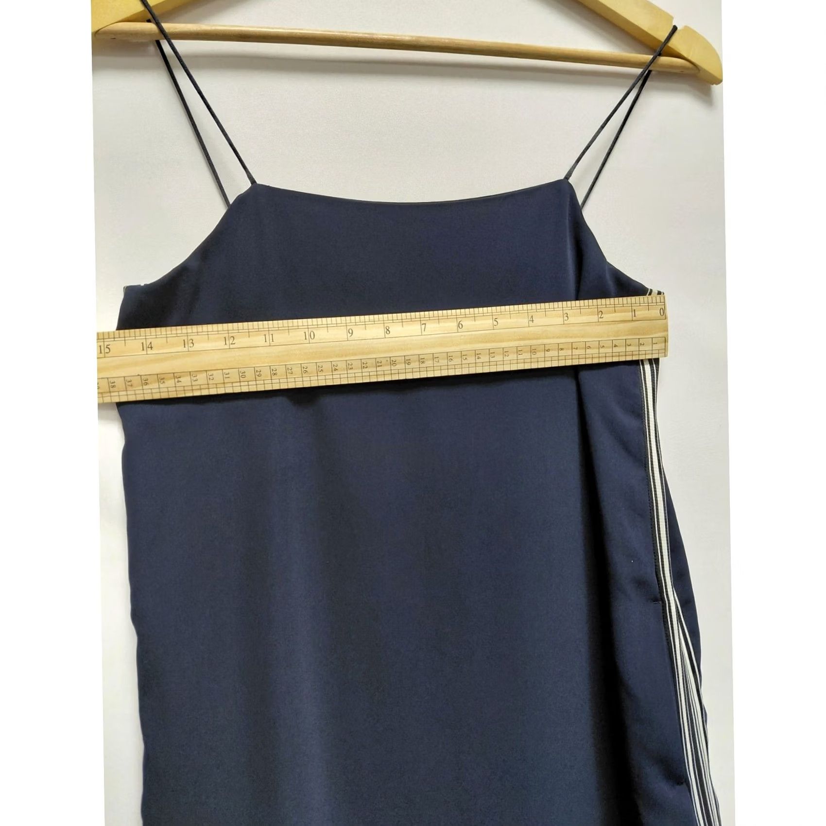 Wood Wood WOOD WOOD Navy Blue Dress Size 34 Spaghetti Strap Solid Sleeveless Women Size XXS / US 00 / IT 34 - 5 Thumbnail