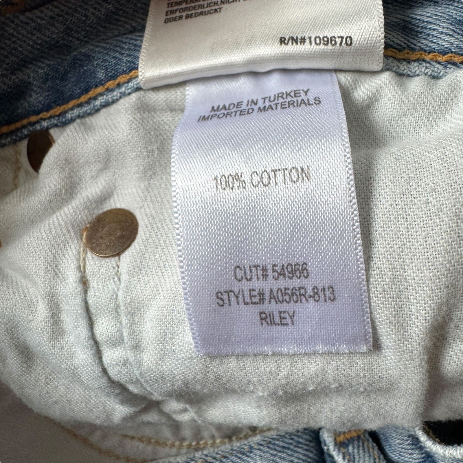 Agolde AGOLDE Riley High Rise Straight Crop Jean Endeavor Wash Size 25" / US 0 / IT 36 - 8 Thumbnail