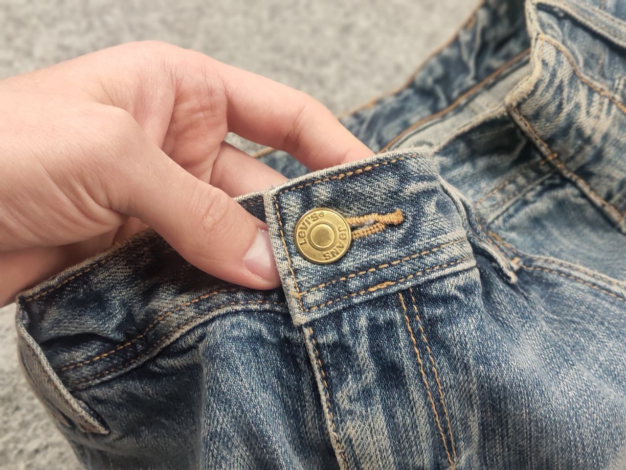 Levi's Vintage Levi's Y2K Style A-Line Deconstructed Denim Skirt Size 29" - 13 Thumbnail