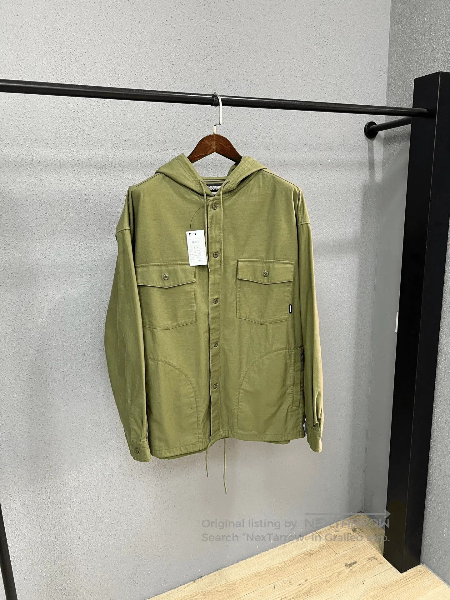 Neighborhood Neighborhood Slogan Trench Coat. Size US XL / EU 56 / 4 - 1 Thumbnail