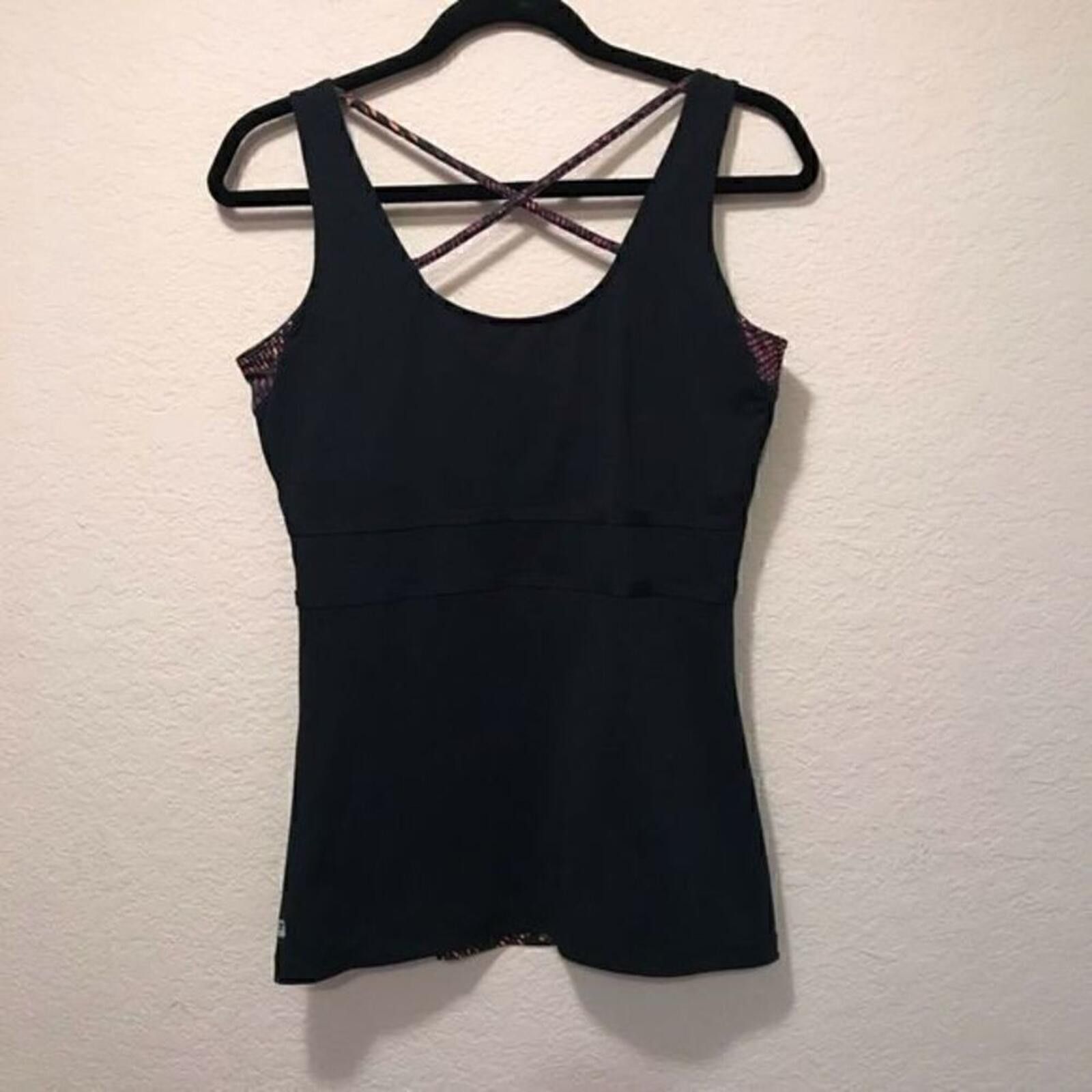 Other Athleta Printed Tank Top with Crisscross Back Size S / US 4 / IT 40 - 4 Thumbnail