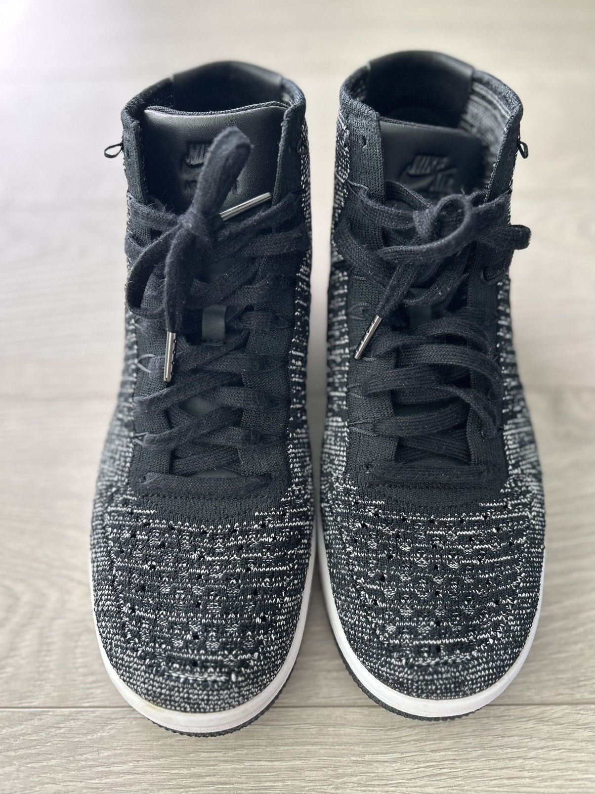 Nike Air Force 1 Ultra Flyknit Mid ‘Oreo’ 2016 Size US 9 / EU 42 - 4 Thumbnail