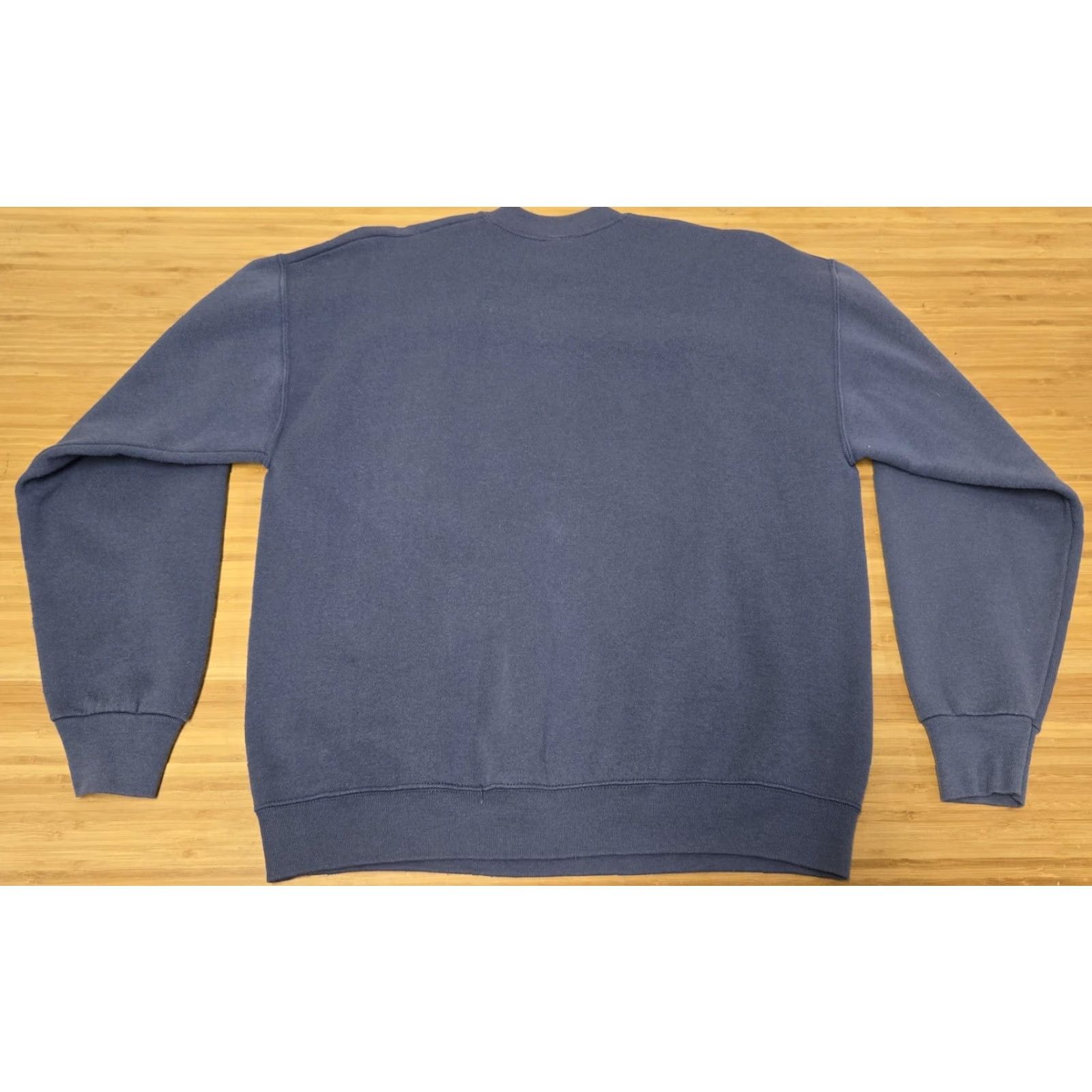 Fruit Of The Loom VINTAGE Fruit of the Loom Sweatshirt Mens Large Alaska Last Frontier USA 90s Blue Graphic Print Crew Neck Cotton Polyester Pullover Size US L / EU 52-54 / 3 - 6 Thumbnail