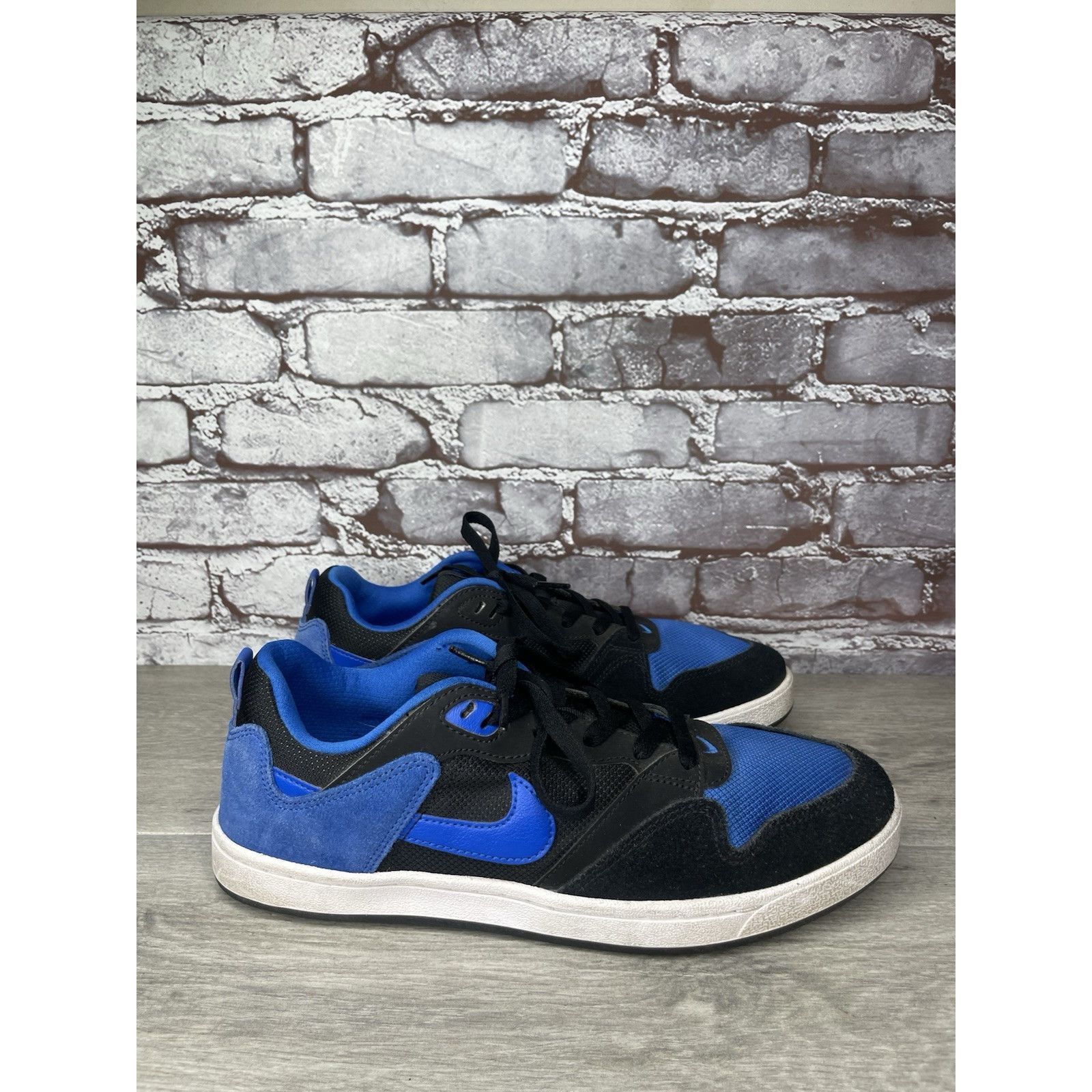 Nike Nike Alleyoop SB Royal Blue Black Synthetic Skate Shoes Men’ Size US 10.5 / EU 43-44 - 14 Thumbnail