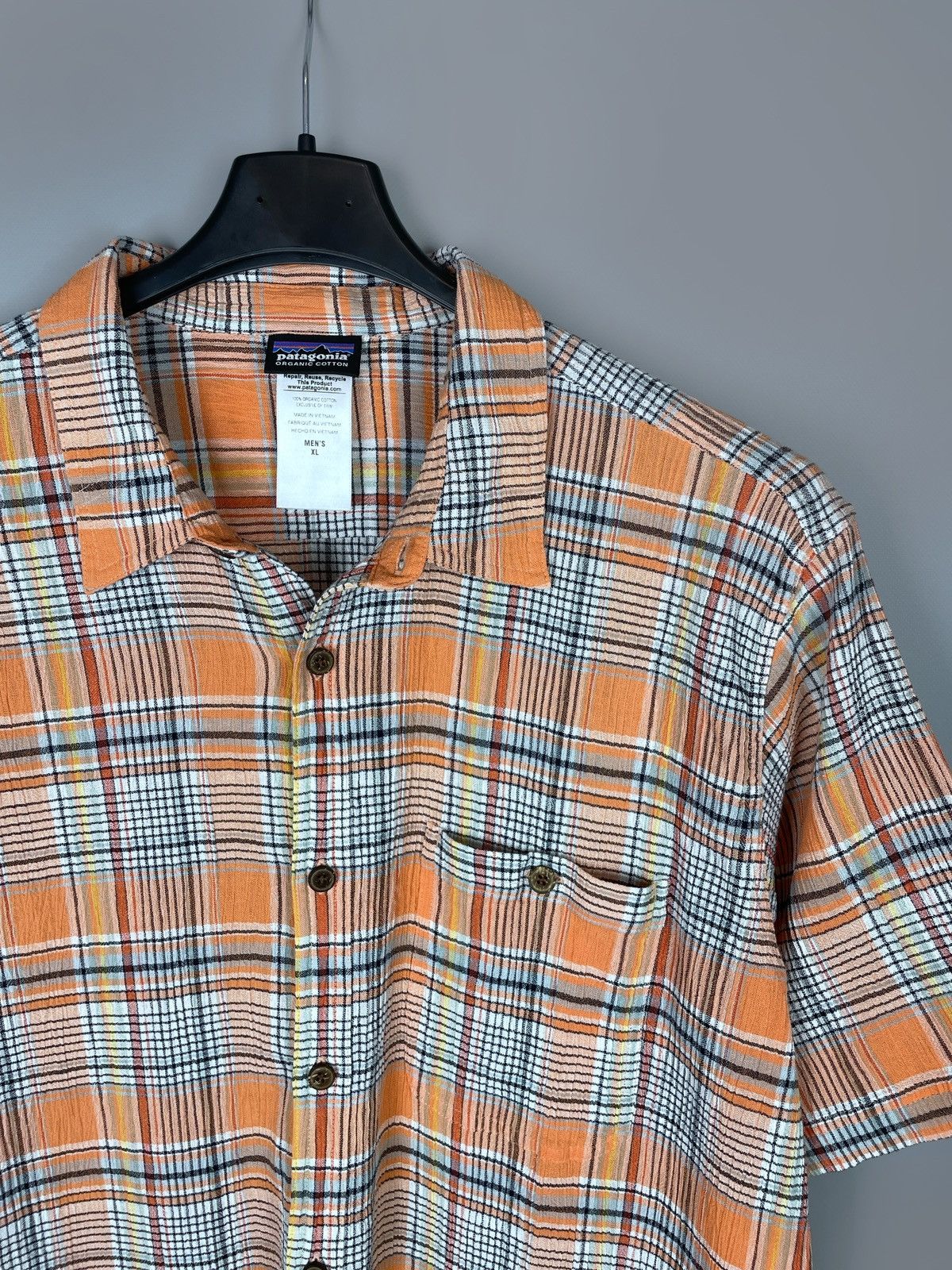 Patagonia Patagonia Organic Cotton Multicoloured Check Shirt Size XL Size US XL / EU 56 / 4 - 2 Thumbnail