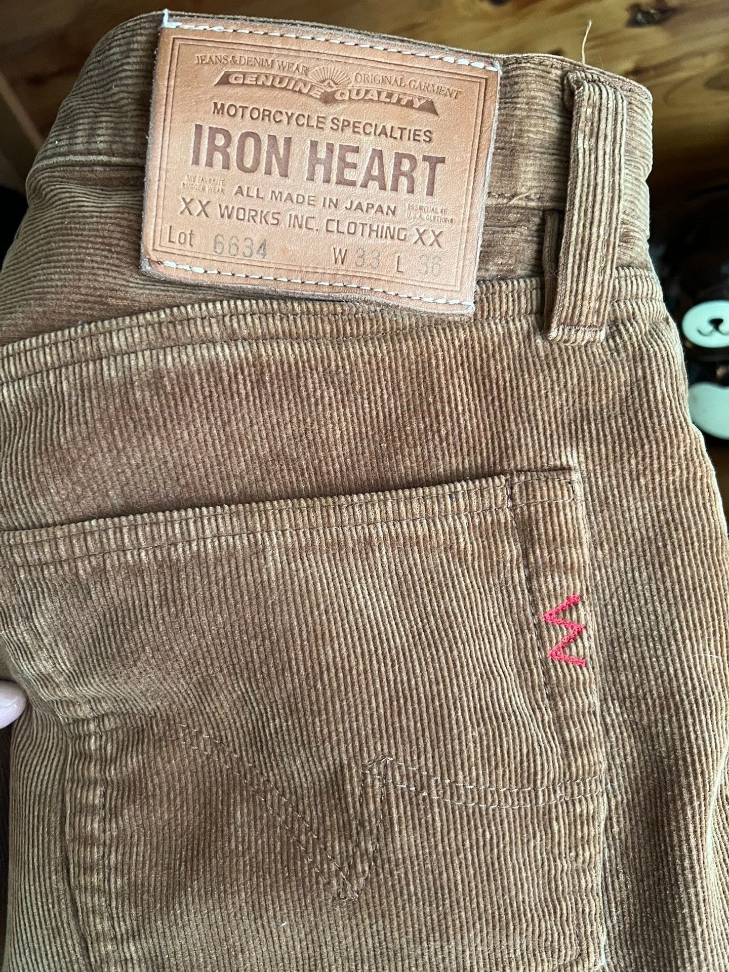 Iron Heart Iron Heart 6634 Corduroy Pants Size US 33 - 8 Thumbnail