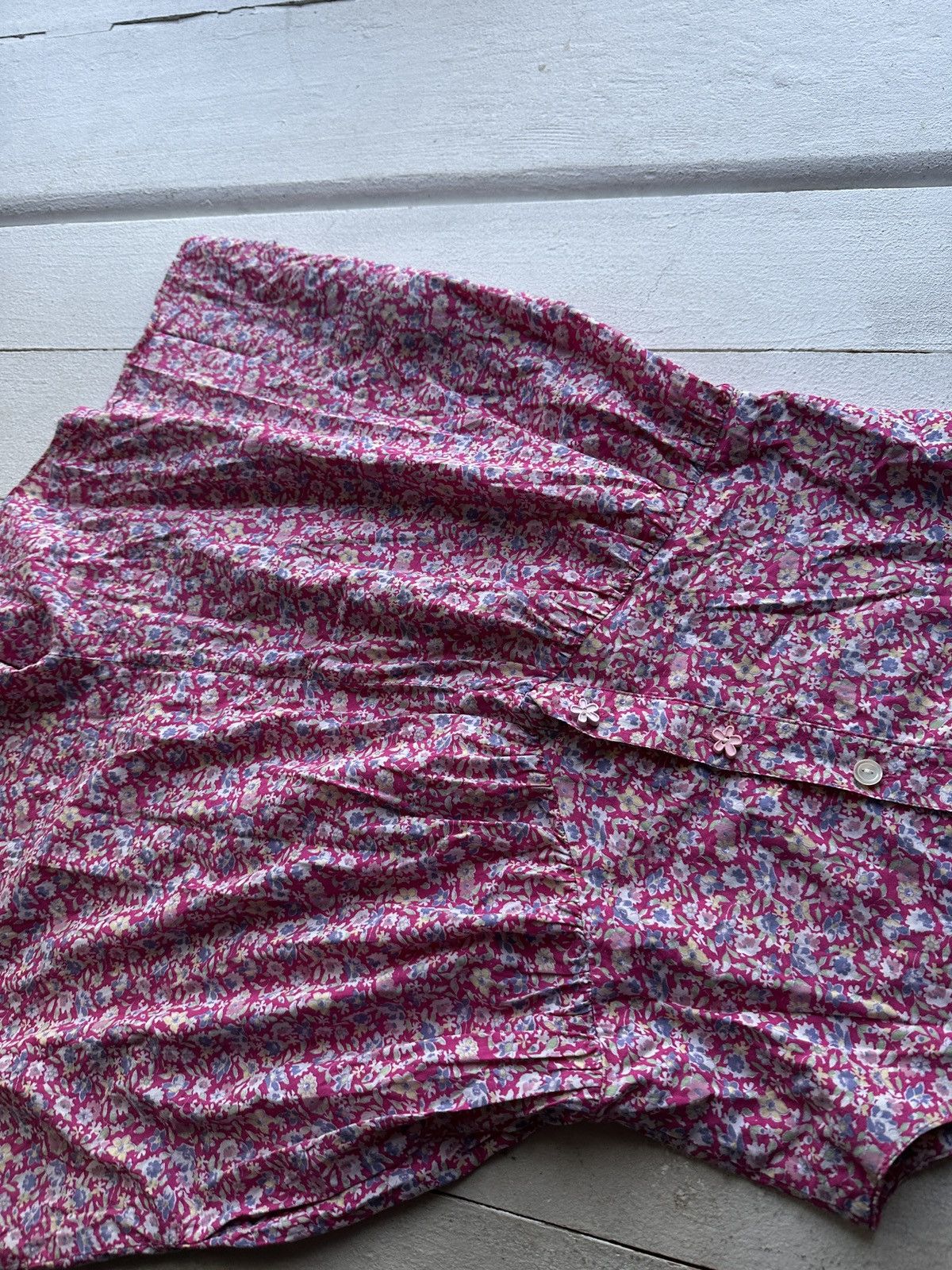Laura Ashley VNTG LAURA ASHLEY 🚨 PINK DRESS LUXURY OLD MONEY WOMEN Size S / US 4 / IT 40 - 2 Thumbnail