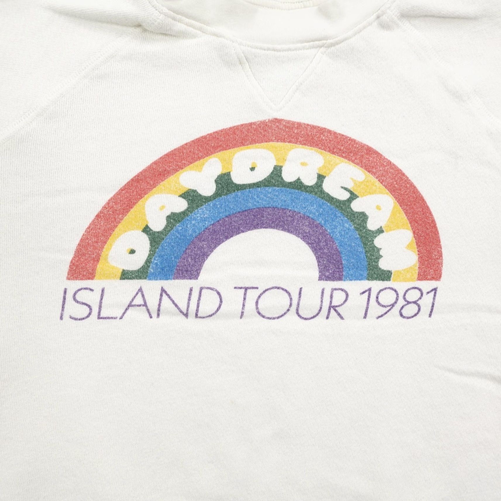 MOTHER Mother Sweatshirt Womens Small White Daydream Island Tour 1981 Rainbow Pullover Size S / US 4 / IT 40 - 2 Thumbnail