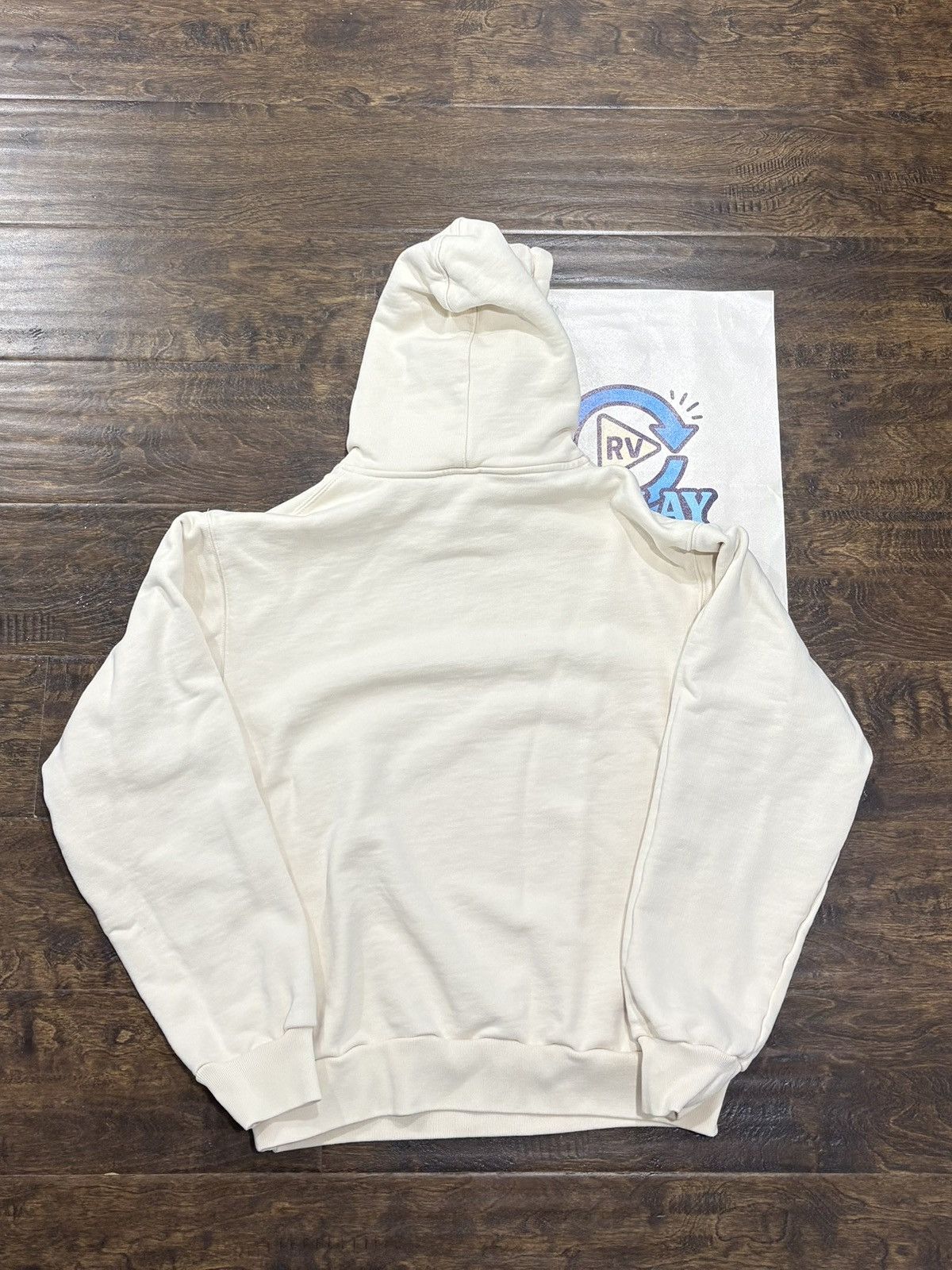 Gucci GUCCI OFF WHITE SEQUIN LOGO HOODIE Size S / US 4 / IT 40 - 5 Thumbnail