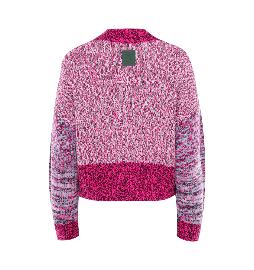 Loewe o1h1sh10624 Sweater in Pink Multi Size L / US 10 / IT 46 - 2 Thumbnail